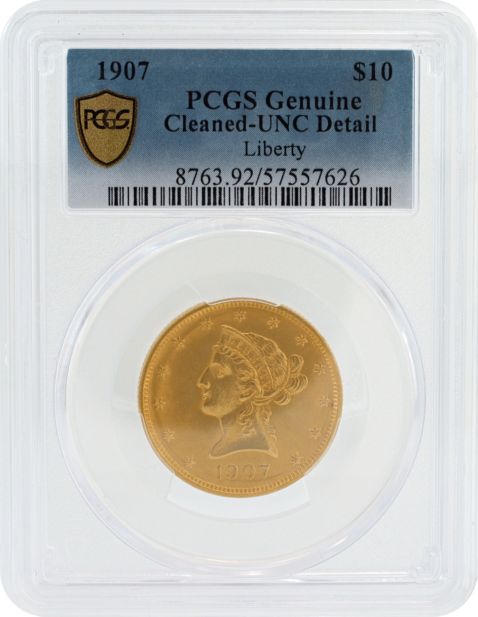 1907 $10 Gold Liberty Coin