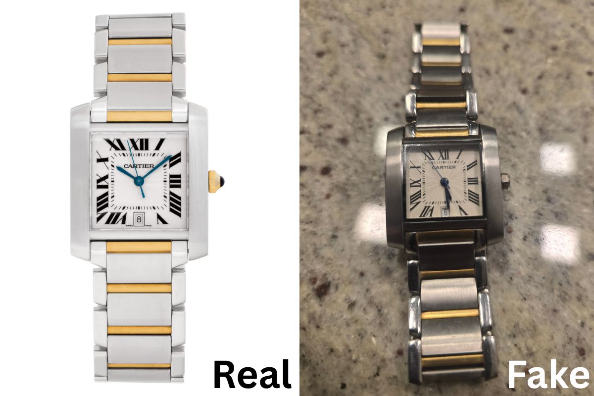 Real Vs. Fake Cartier Tank