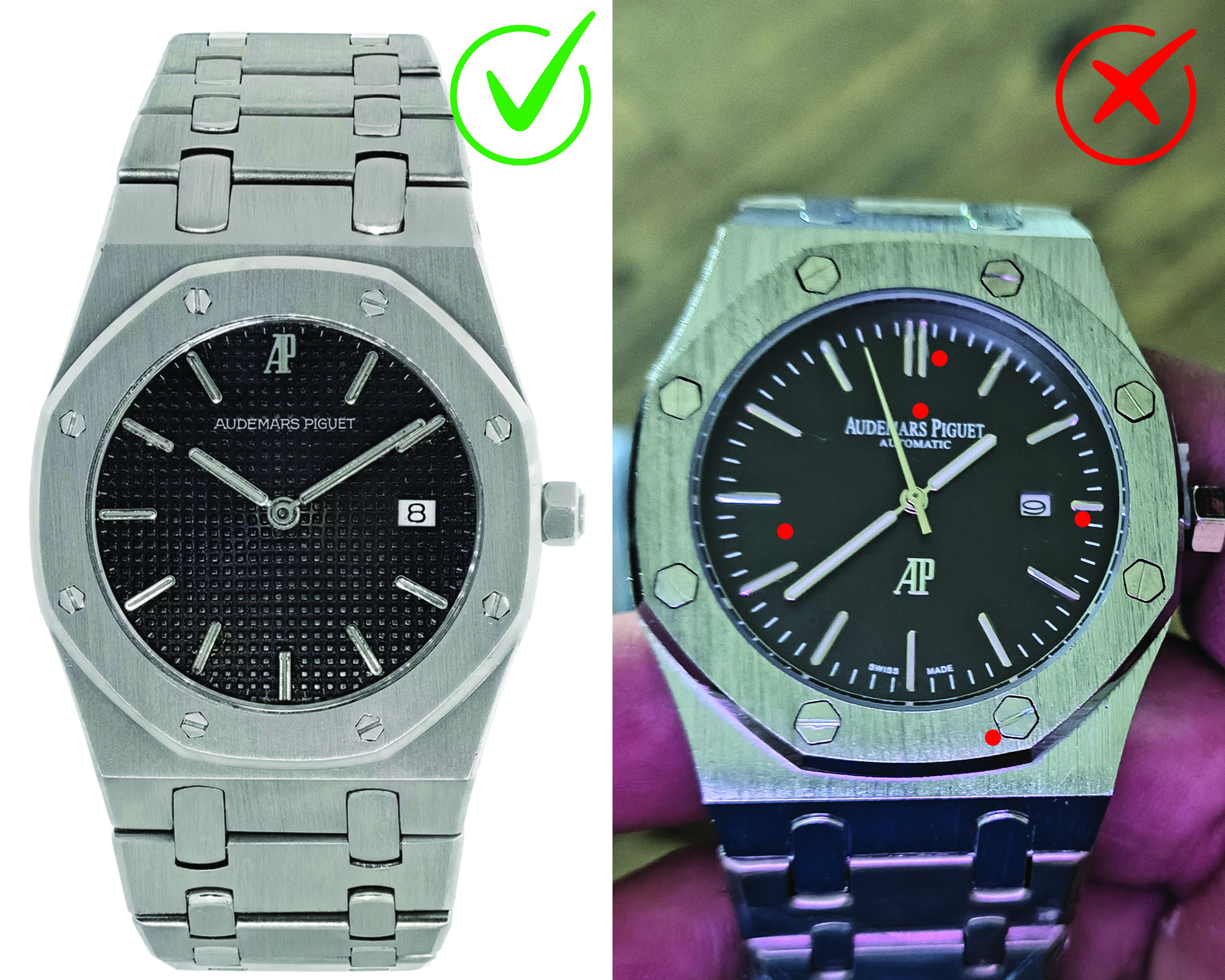 Real vs. Fake Audemars Piguet Watch
