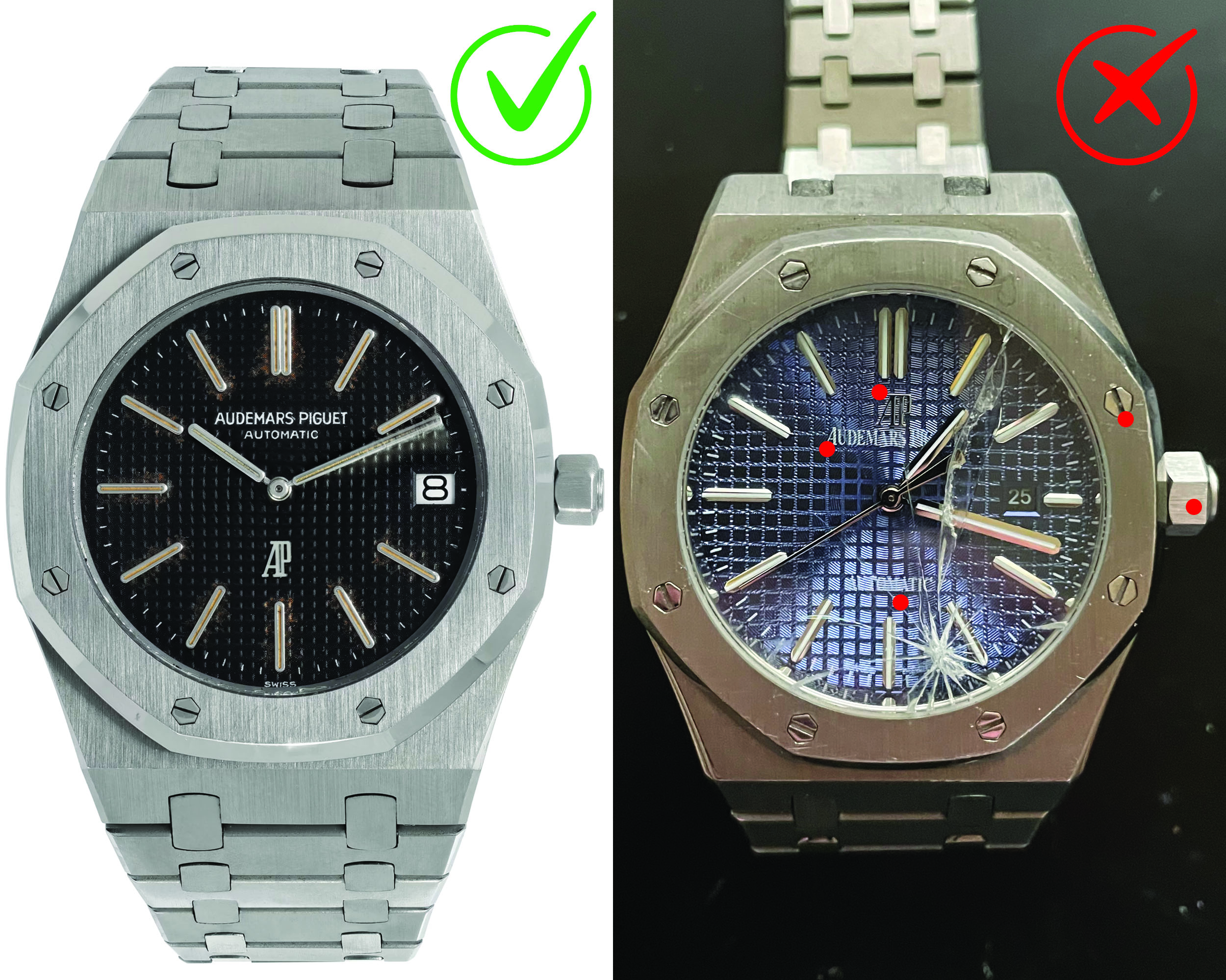 Real vs. Fake Audemars Piguet Watch