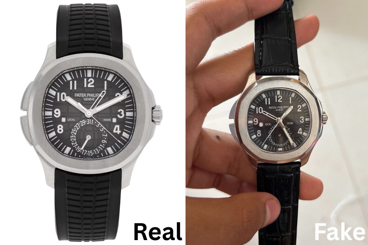 Real Vs Fake Patek Philippe Aquanaut