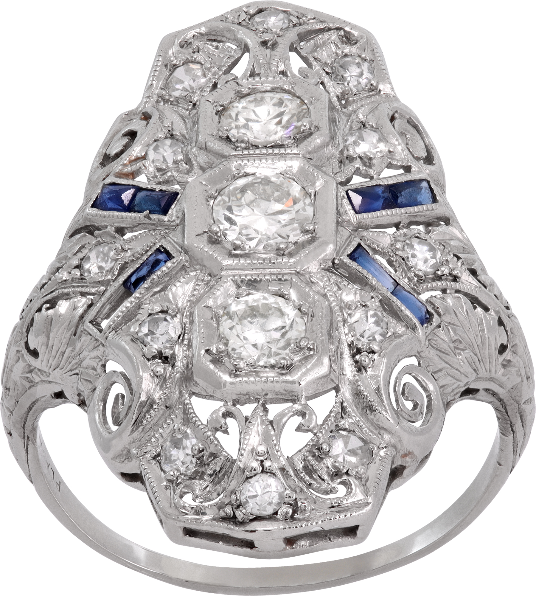 Art Deco Diamond Ring in platinum S521674