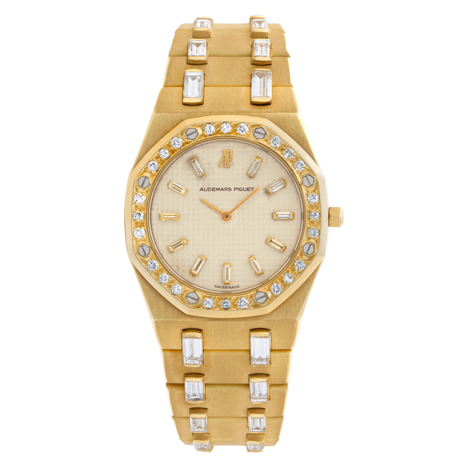 アヴィア　ゴールド　腕時計 Used Audemars Piguet Royal Oak 18k 30mm Quartz W523608 | Gray & Sons