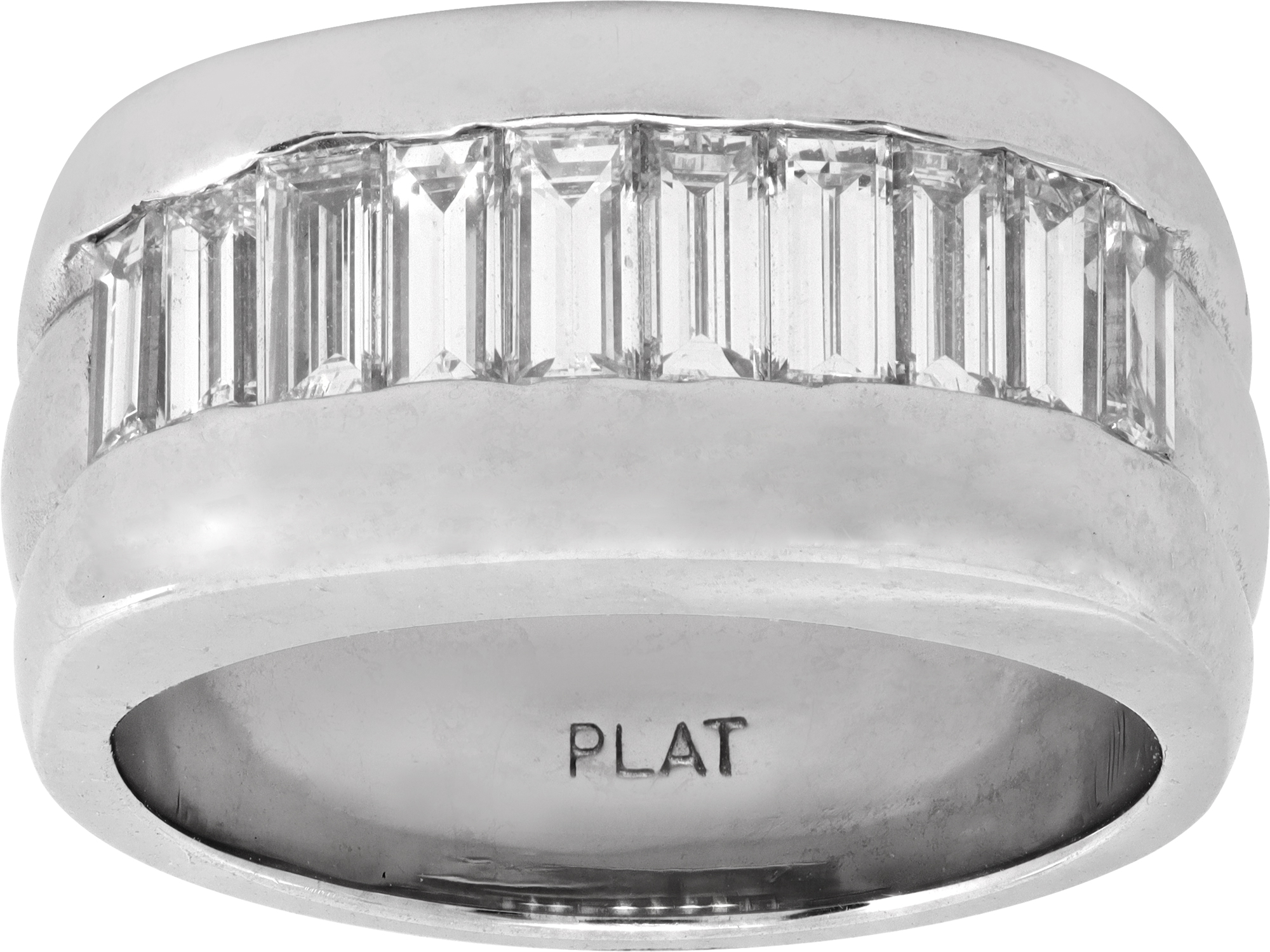 Baguette Diamond Ring In Platinum Baguette Diamond Ring In Platinum