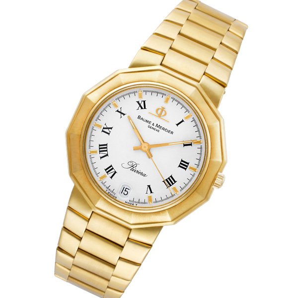 Preowned Baume & Mercier Riviera 87012.9 18k 33mm Quartz |