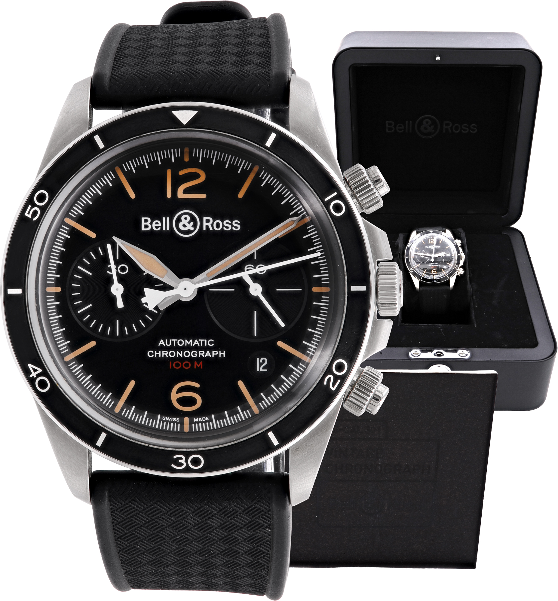 Bell & Ross Heritage 41mm BRV294-HER-ST/SRB Bell & Ross Heritage 41mm BRV294-HER-ST/SRB