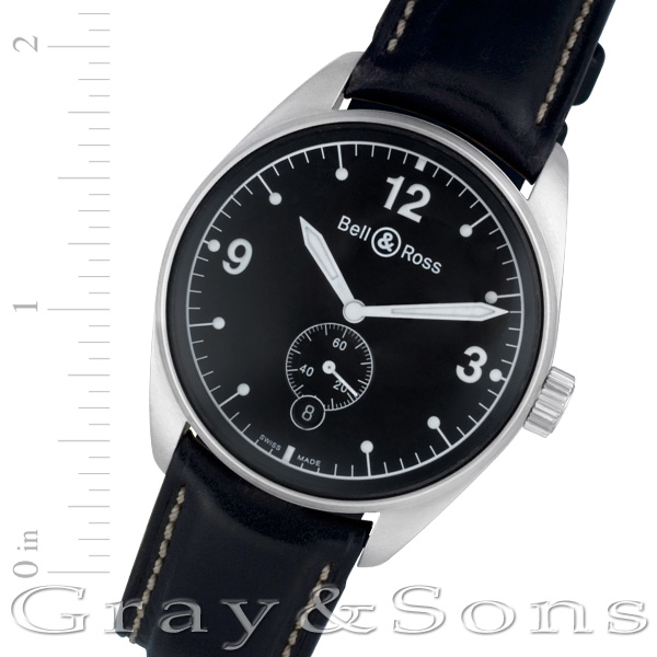 Pre-owned Bell & Ross Vintage 123 BR 123 stainless steel |