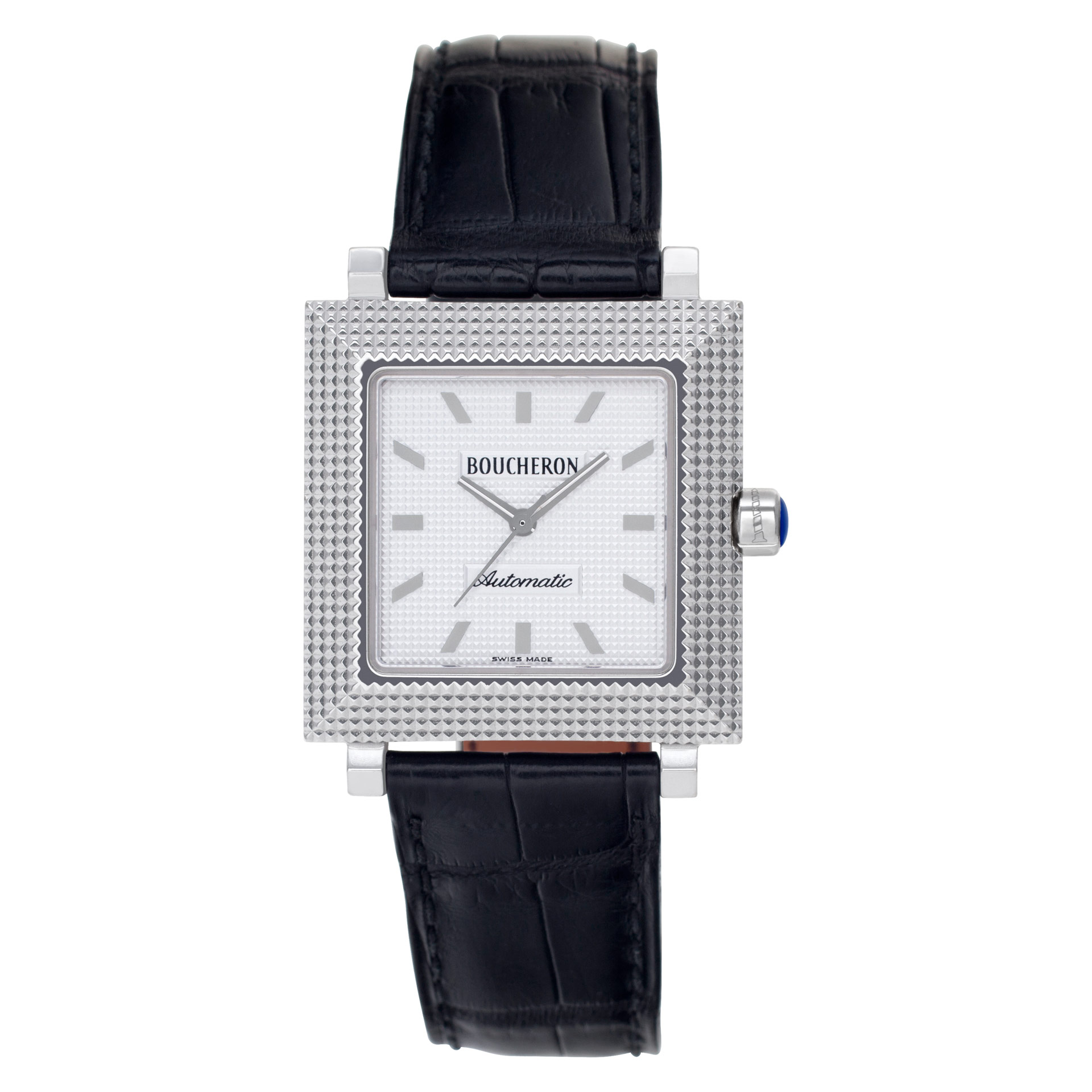 Pre-owned Boucheron Pyramid Classic AK423143 18k White | | Gray & Sons