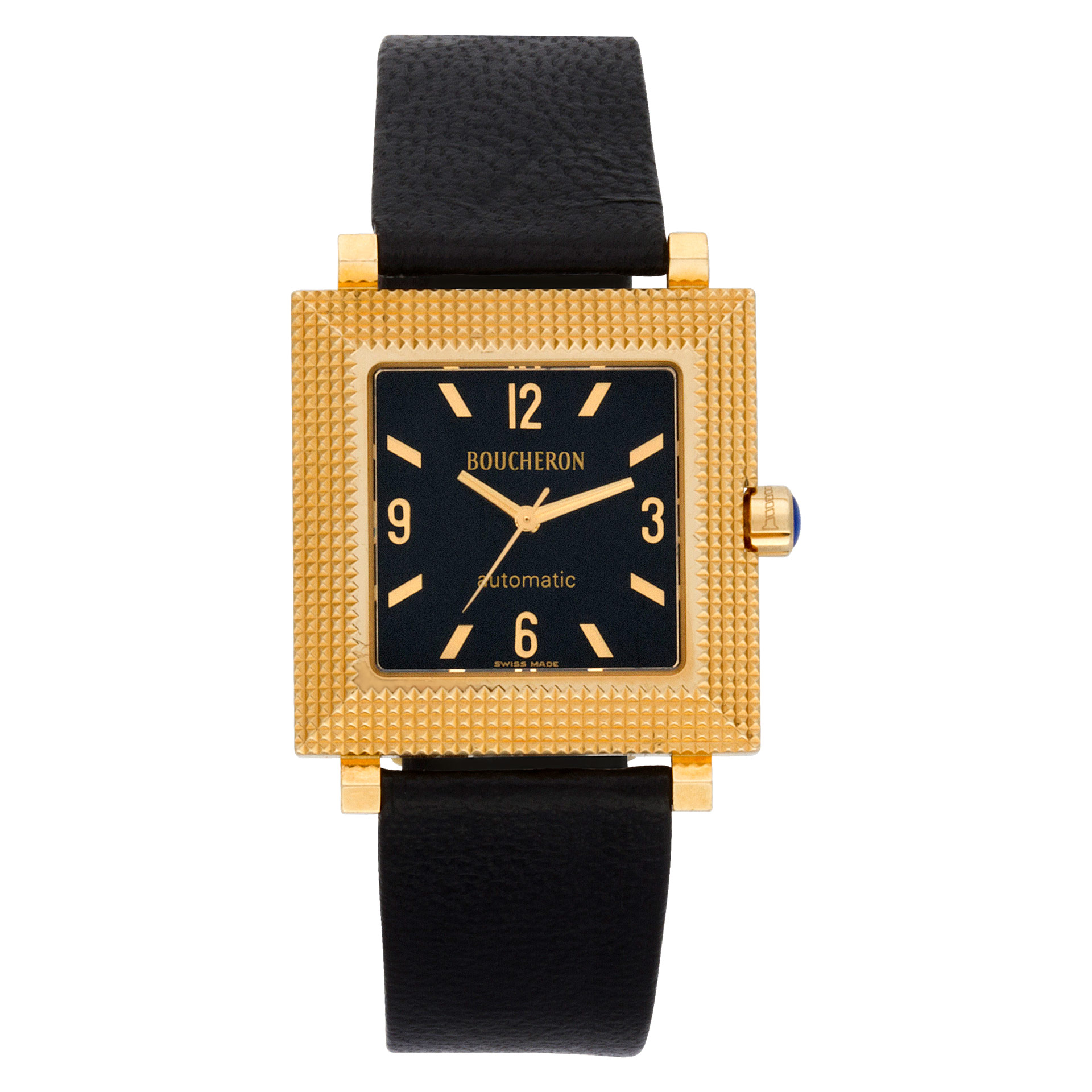 Preowned Boucheron Pyramid Classic AK423143 18k Black dial