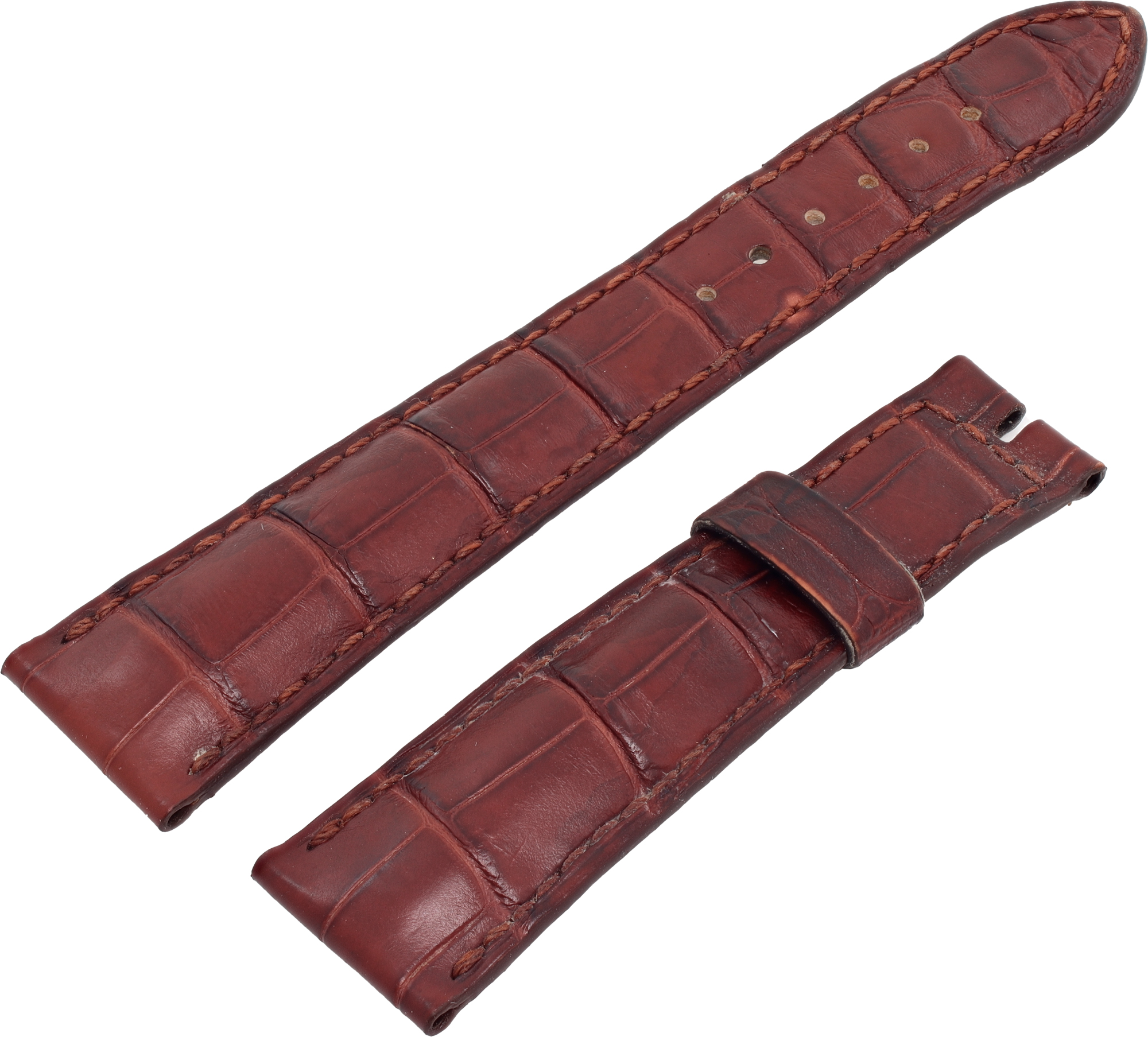 Breguet Brown alligator strap 20mm x 16mm