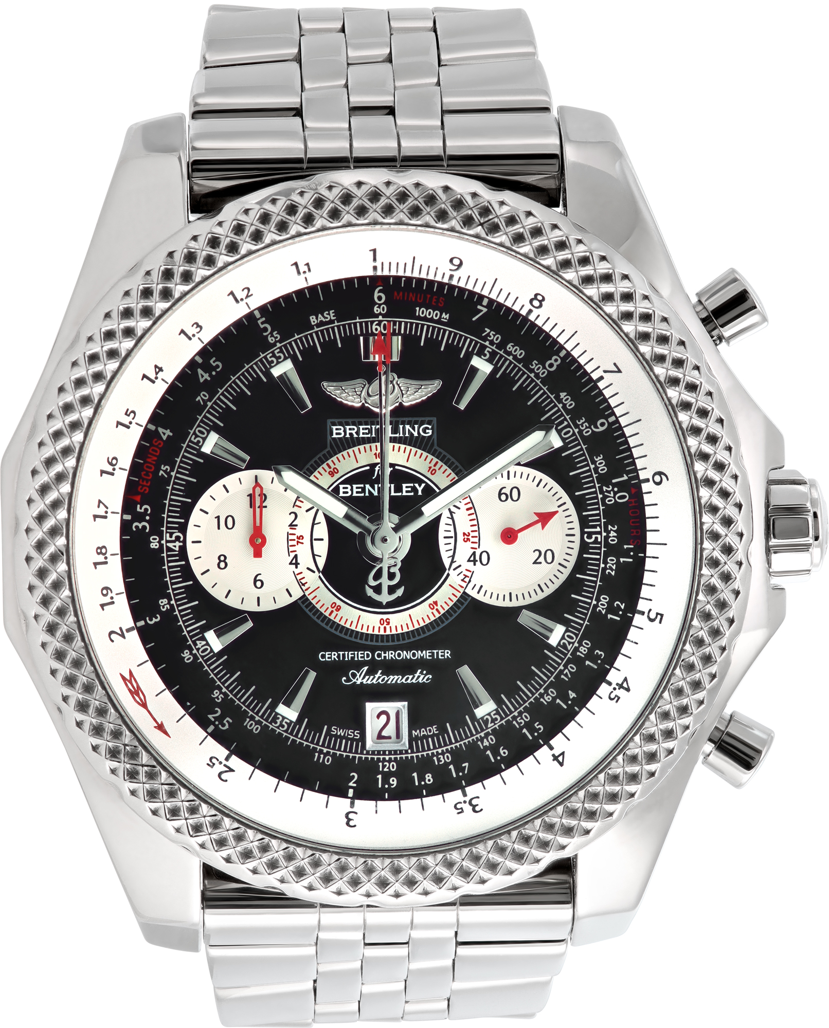 Used Breitling Bentley A26364 Stainless Steel 47mm auto watc