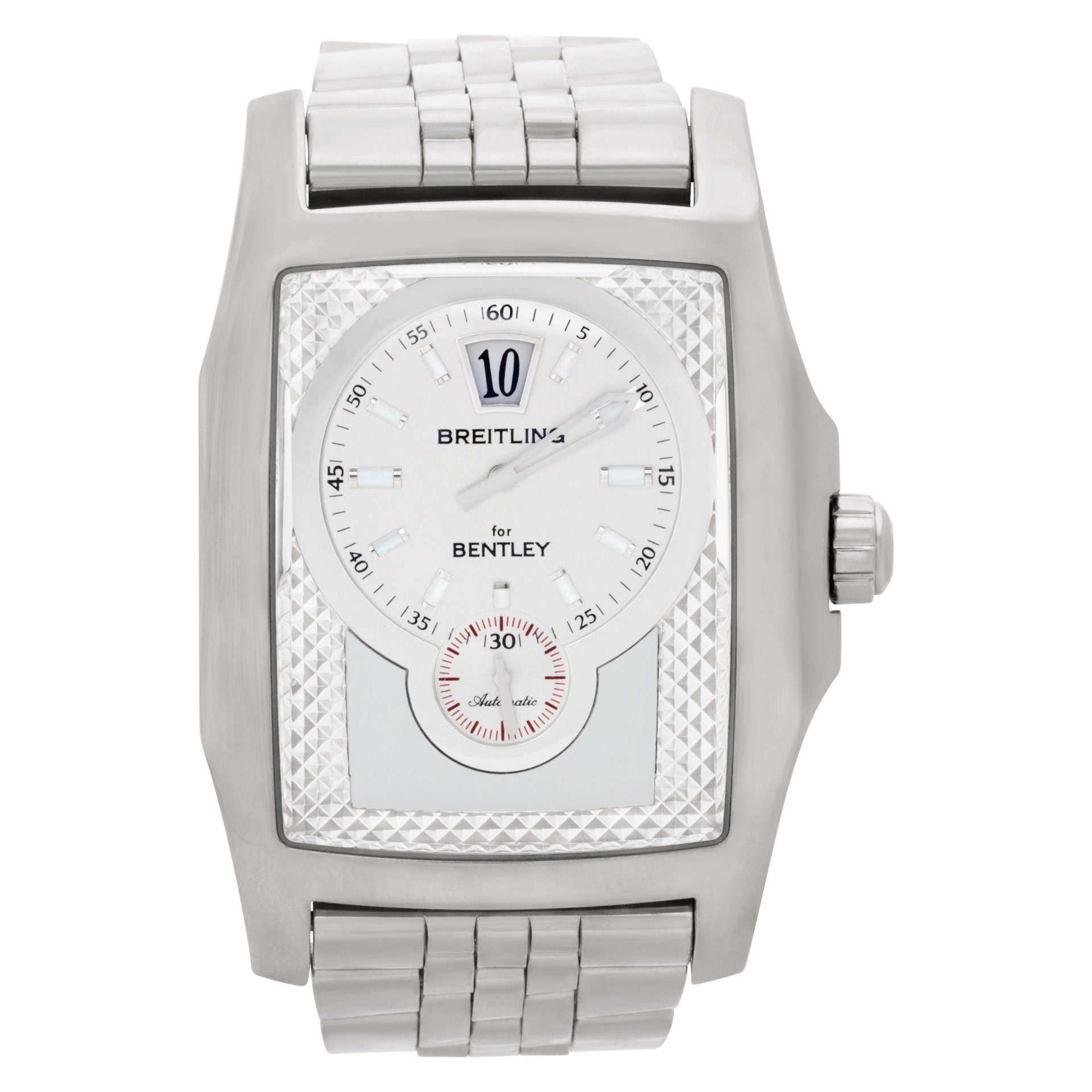 Used Breitling Flying B J28362 18k white gold 44mm auto watch