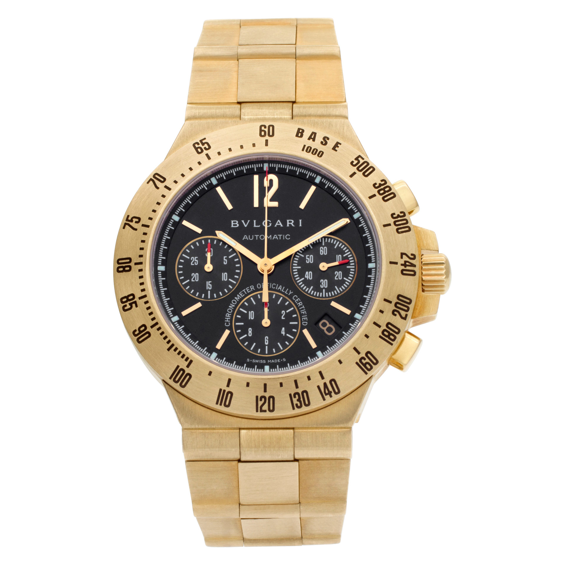 ☆山下☆BVLGARI Bvlgari Celpent Shell Dial Ladies PG/Leather Besel Diamond
