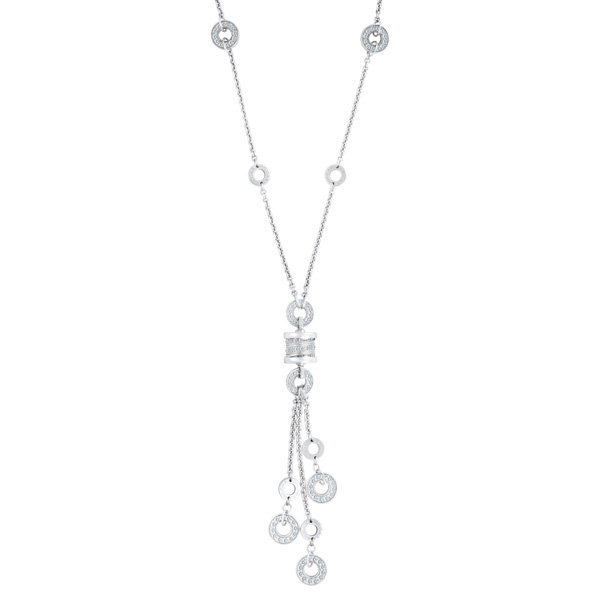 Bvlgari B. Zero1 diamond pendant necklace Bvlgari B. Zero1 diamond pendant necklace