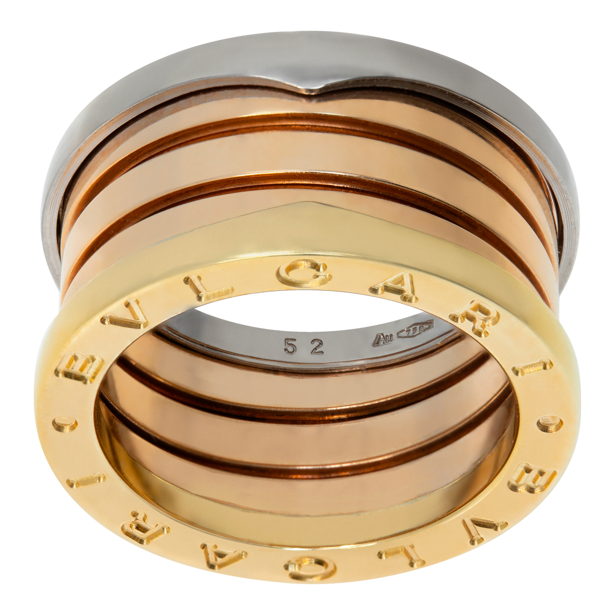 BVLGARI B.zero1 【5/20くらいまで】 BVLGARI B.Zero1 White Gold 20th Anniversary 5 Bands Ring
