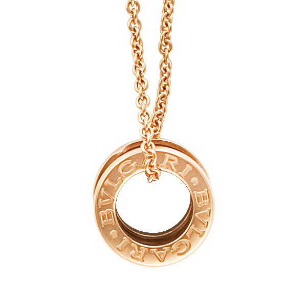 Bvlgari B Zero Pendant in 18K rose gold and black ceramic Bvlgari B Zero Pendant in 18K rose gold and black ceramic