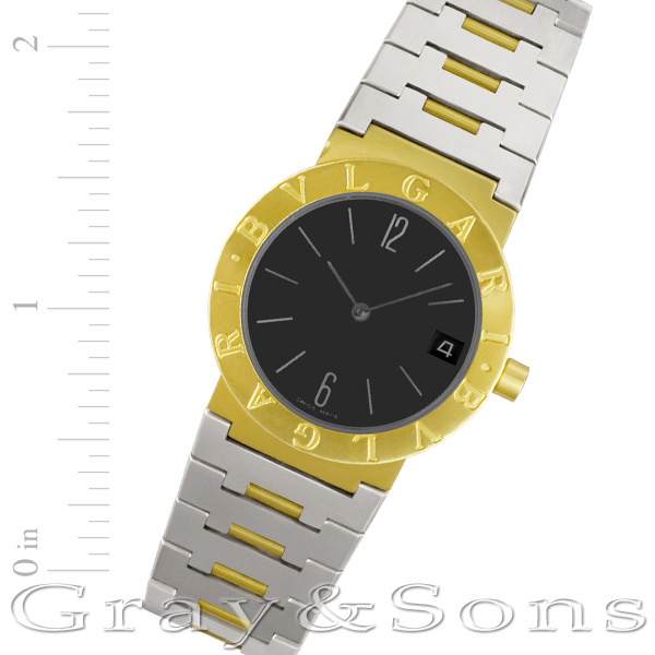 Pre-owned Bvlgari Bvlgari BB.30.GSD 18k 30mm Quartz watch