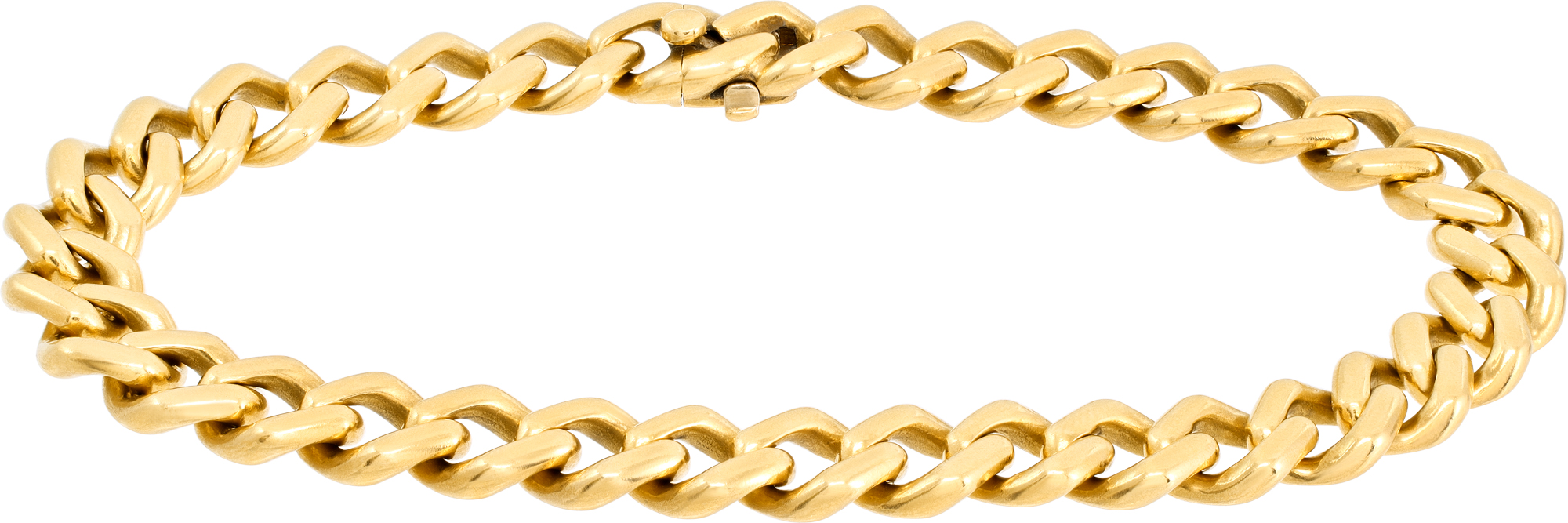 BVLGARI　284231 Bvlgari Cuban Link Bracelet in 18k Yellow Gold | Gray & Sons Jewelers