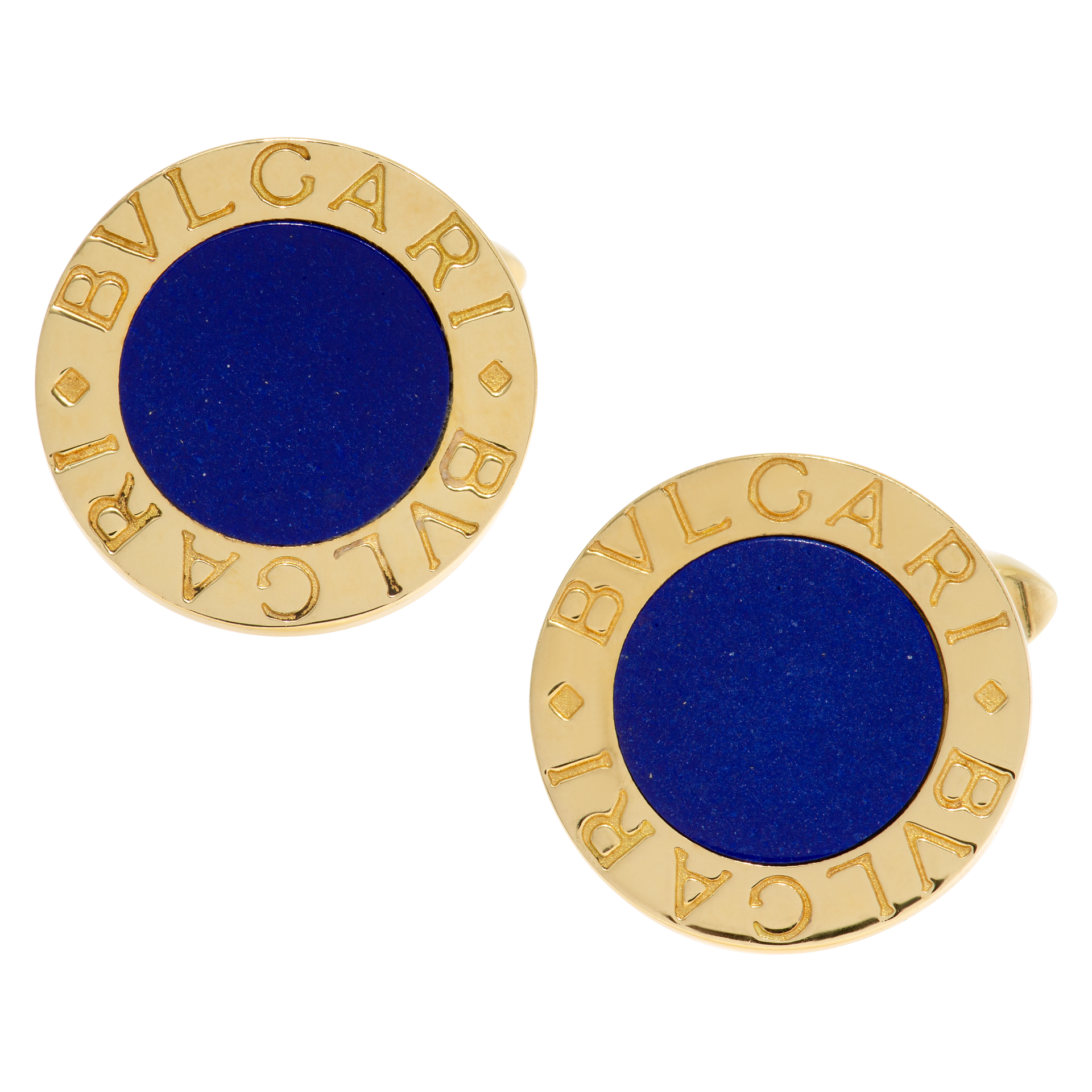 BVLGARI 青いカフリンクス bvlgari_cufflinks_in_18k_yello
