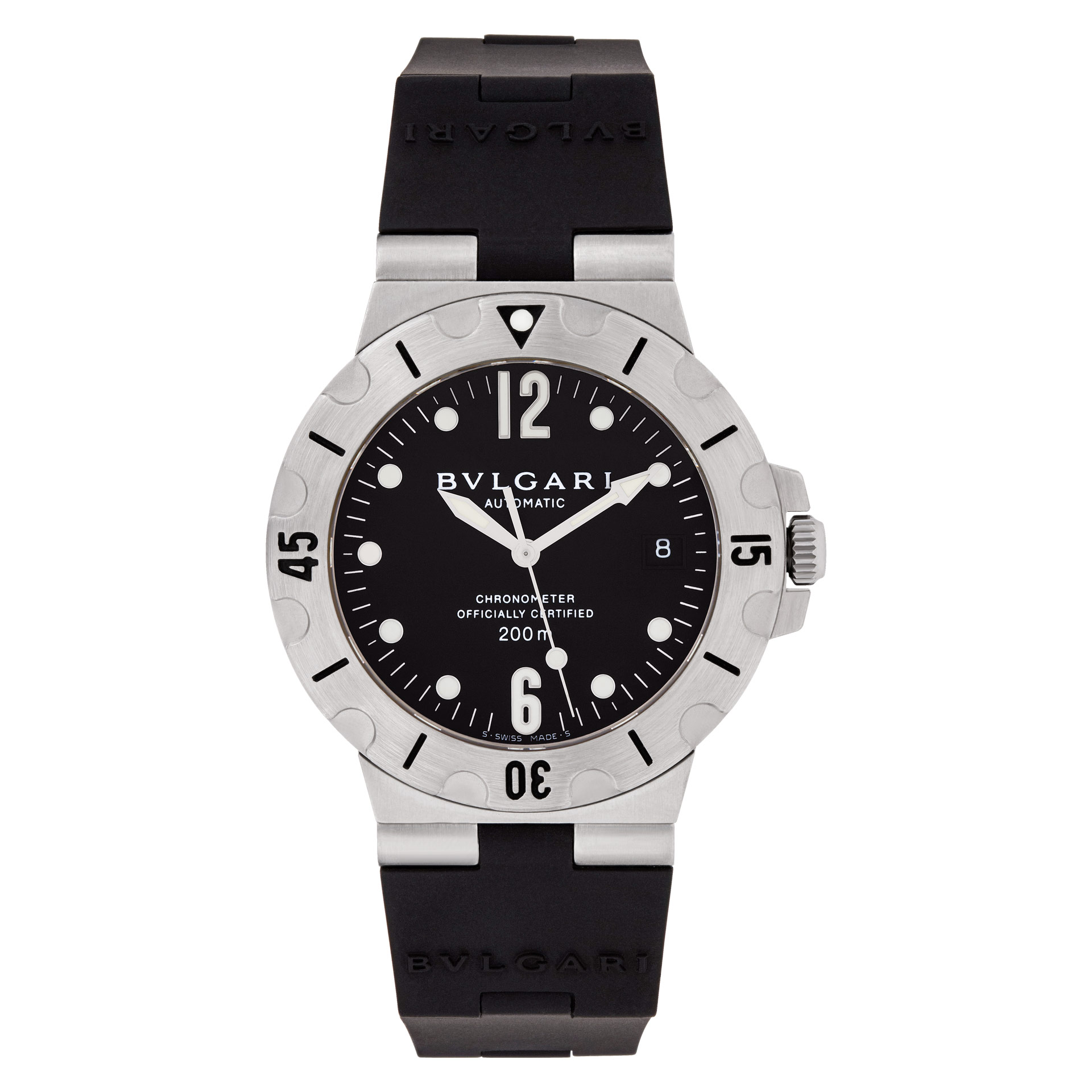 Used Bvlgari Diagono sd38s stainless steel 38mm Quartz watch