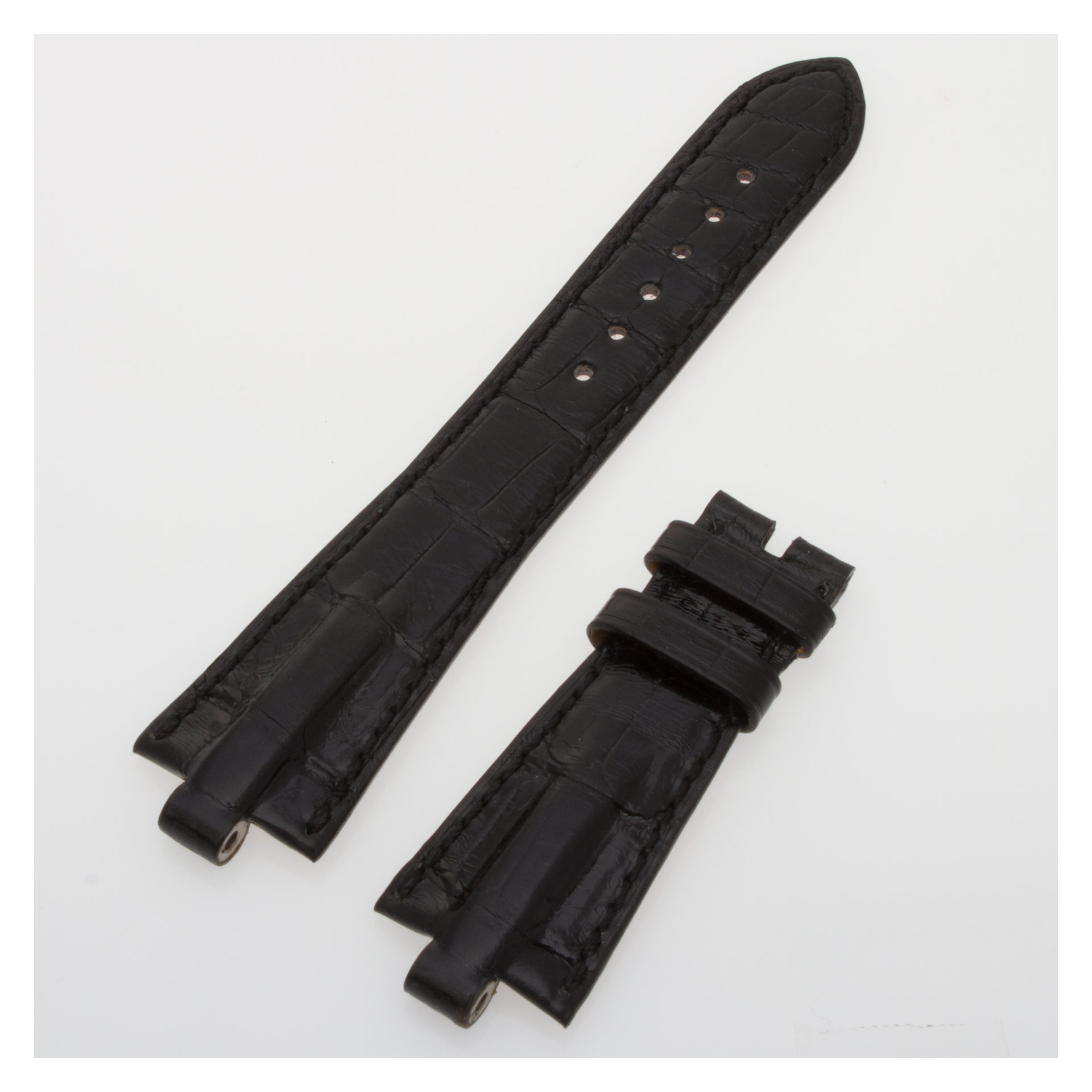 BVLGARI ストラップ パテントレザー 黒 ブラック