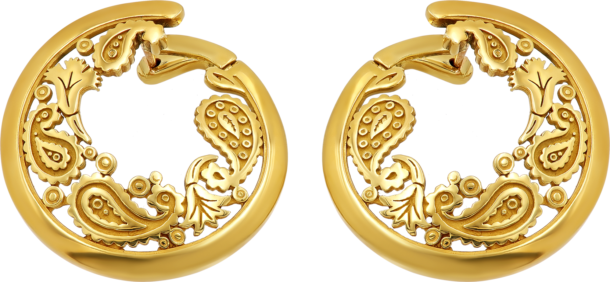 Carrera Y Carrera Aqua earrings in 18k yellow gold N519176
