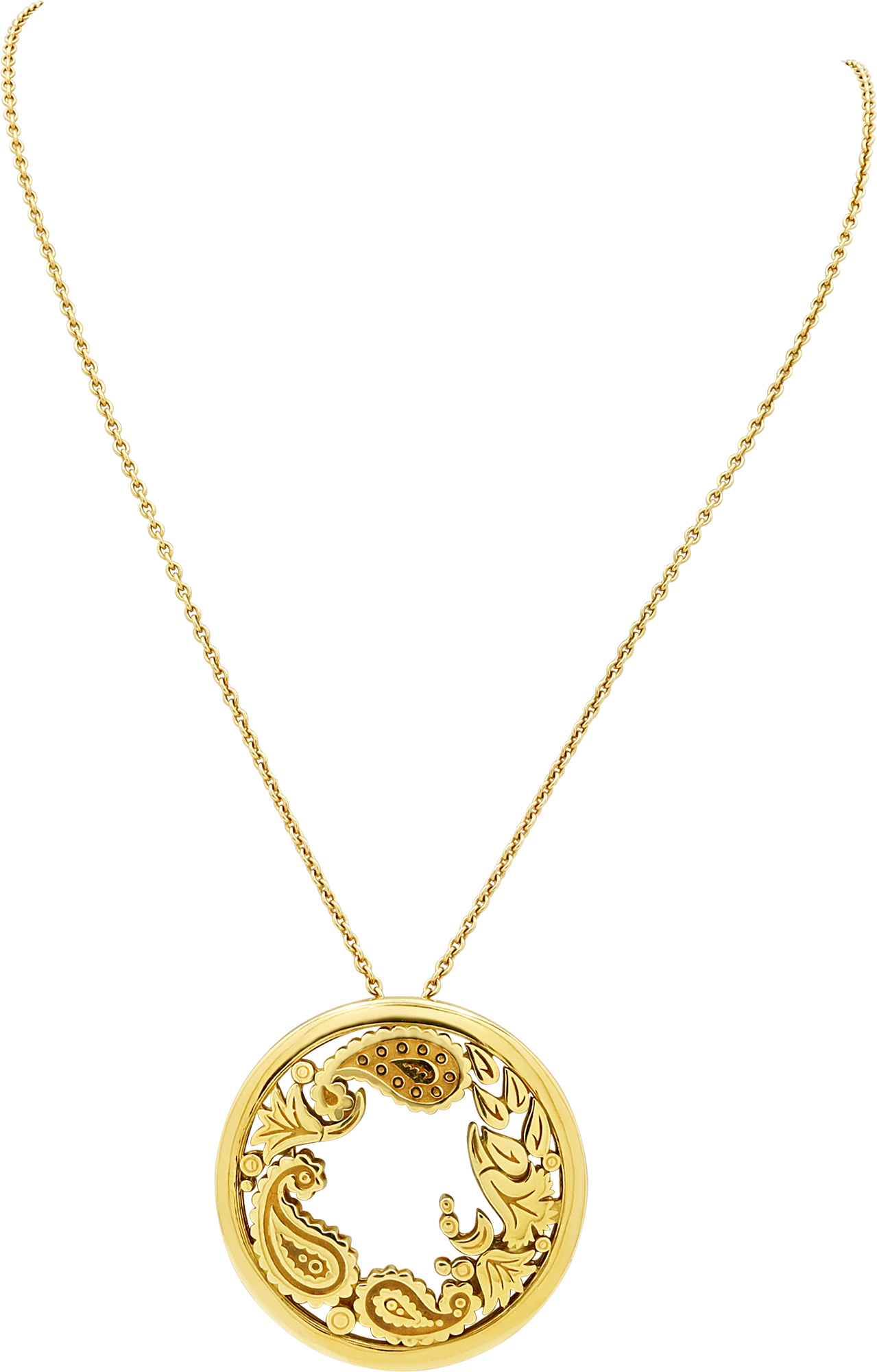 Carrera y Carrera Aqua Maxi pendant necklace in 18k yellow gold Carrera y Carrera Aqua Maxi pendant necklace in 18k yellow gold