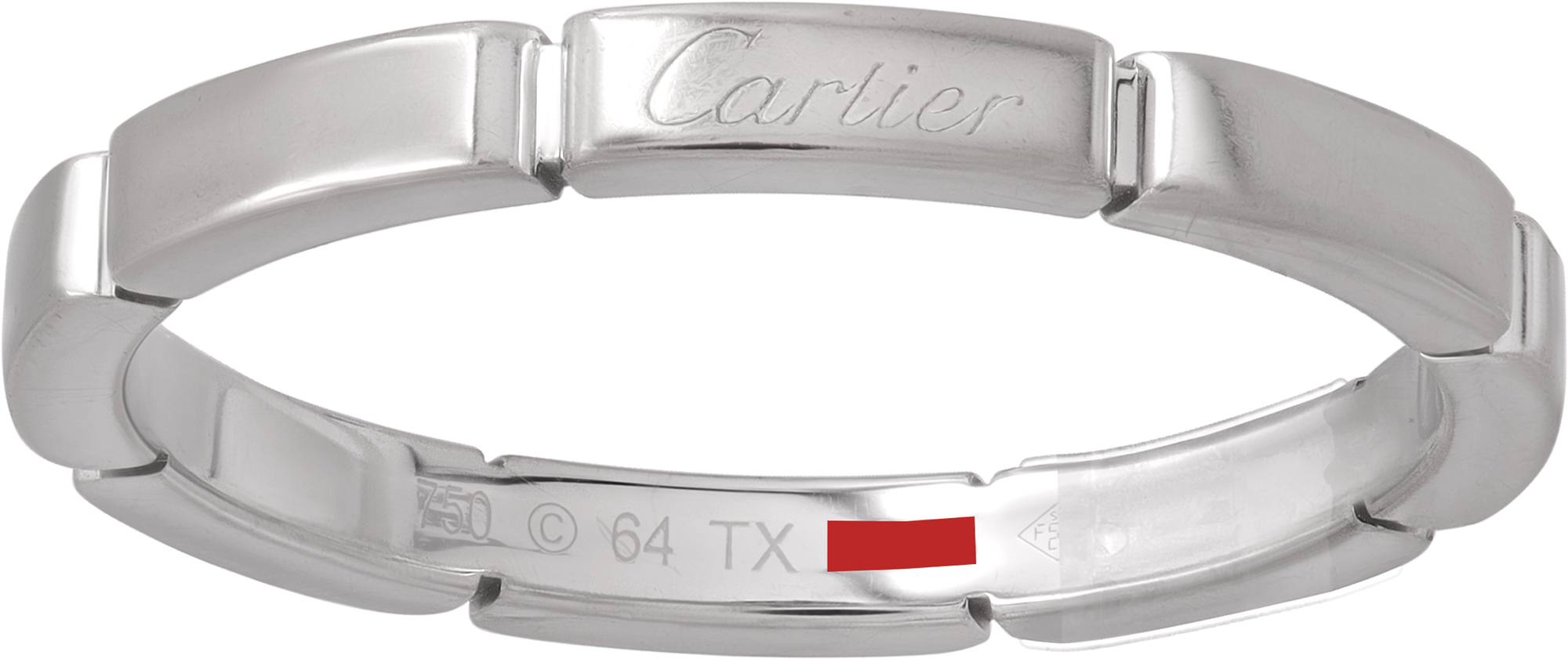Cartier band 18k white gold Cartier band 18k white gold