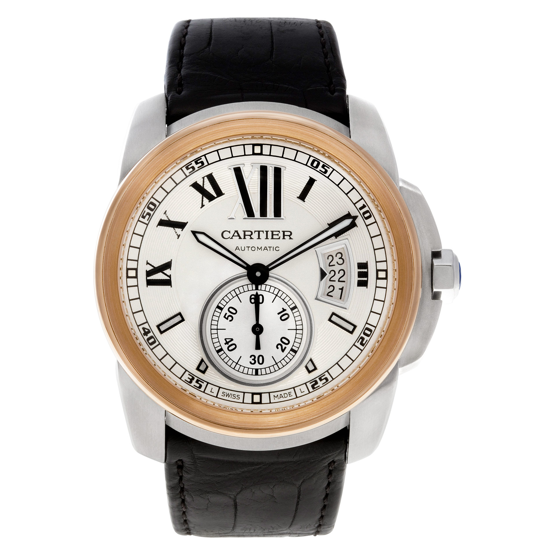 Preowned Cartier Calibre W7100039 18k & steel 42mm auto |
