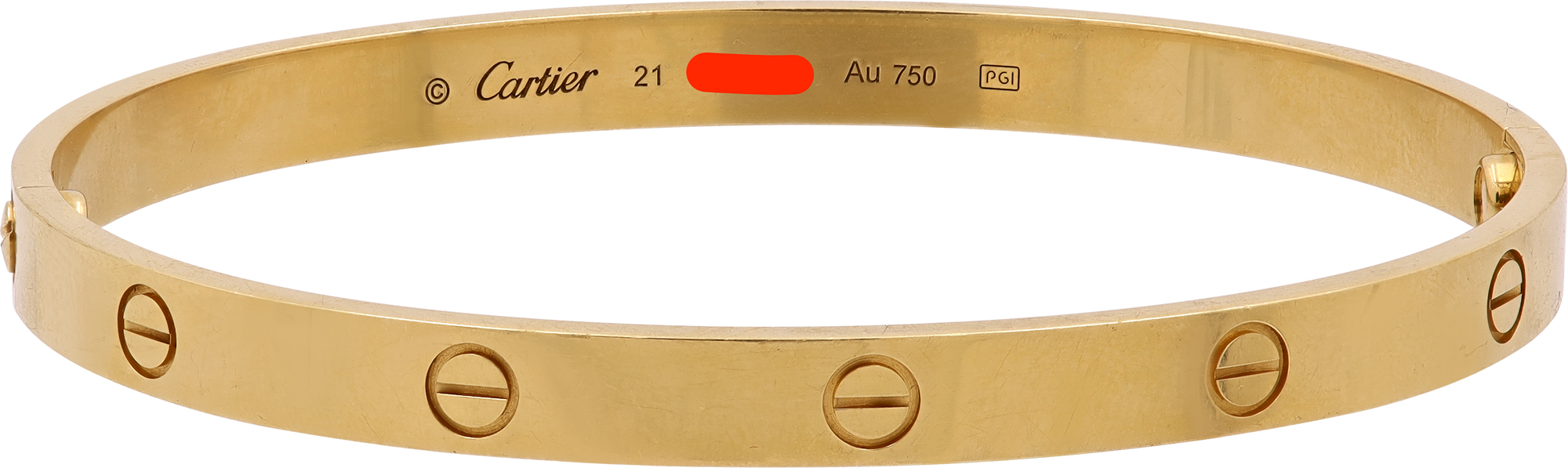 Cartier Classic Love Bracelet in 18k Yellow Gold