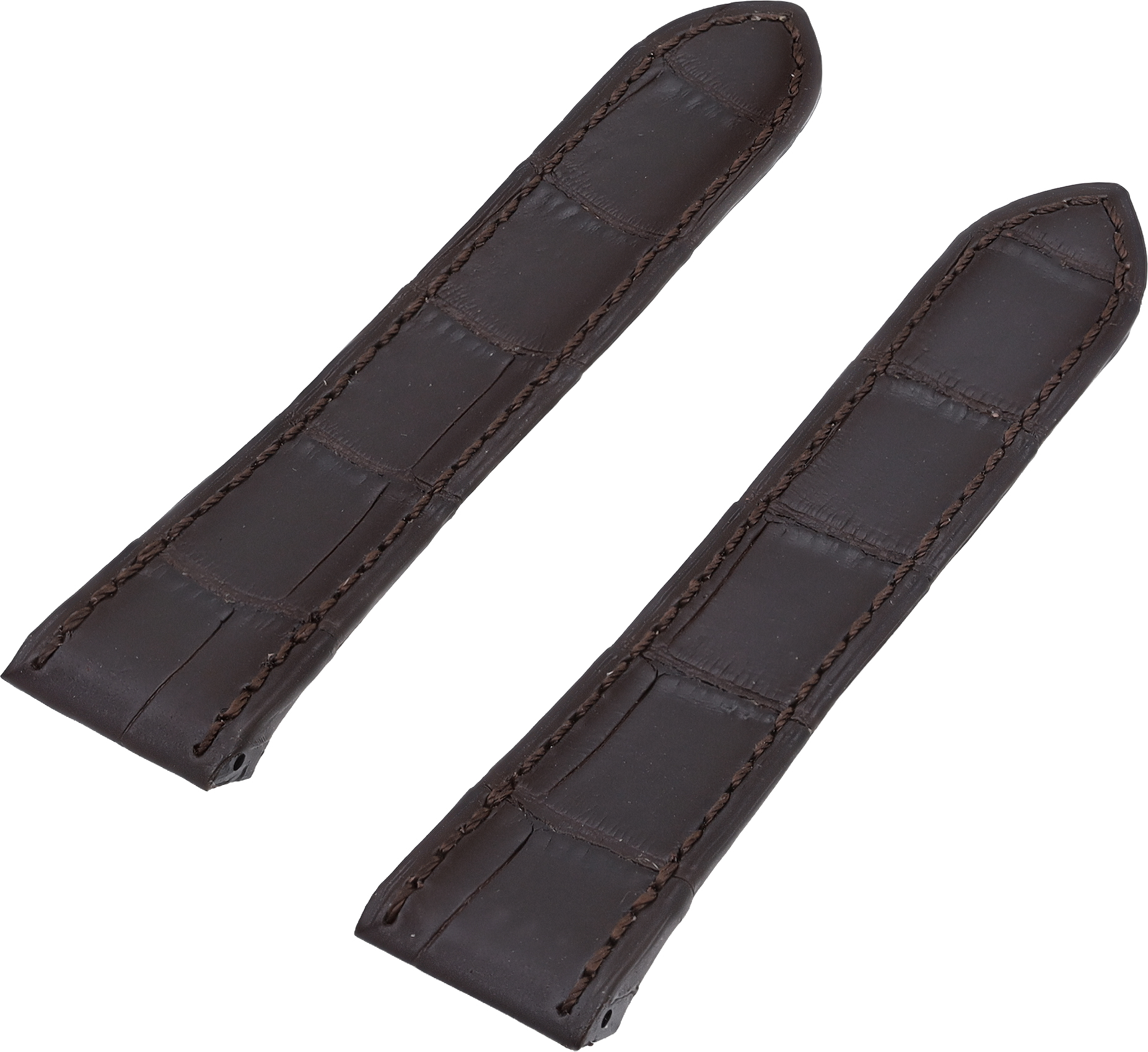 Cartier Dark Brown Alligator Strap for a Deployant Clasp (20mm x 18mm)