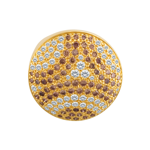 吾妻 SP Cartier Jeton Sauvage Ring In 18k With Colorful Diamonds |