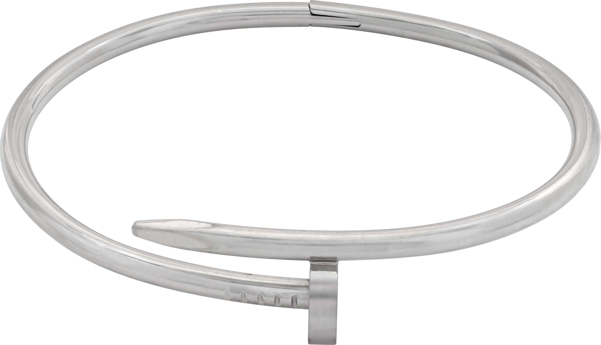Cartier Juste un Clou bracelet in 18k white gold. Size 20