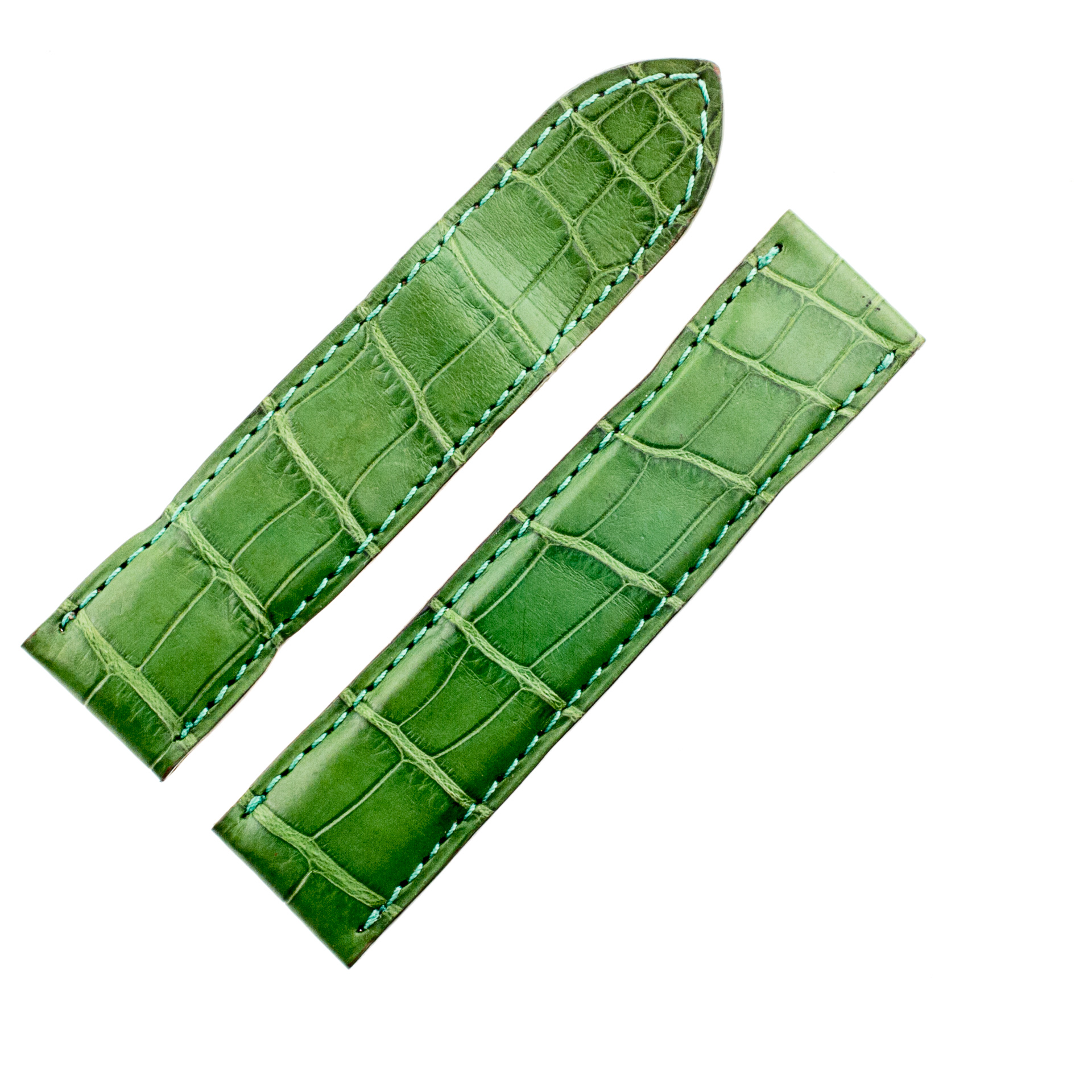 Cartier純正alligatorマット仕上げ革ベルト Cartier純正alligator マット仕上げ革ベルト