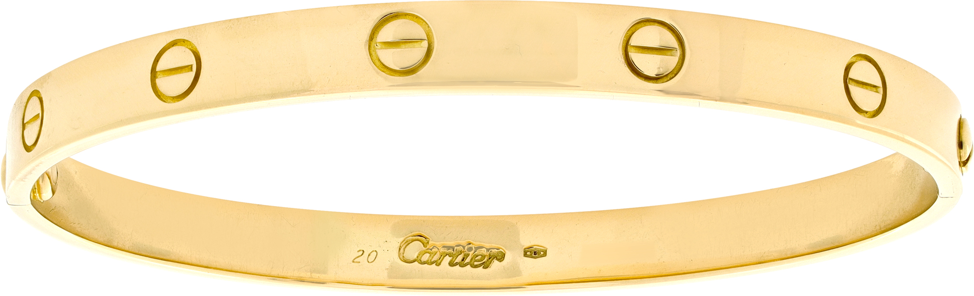 Cartier Love bracelet 18k yellow gold size 20