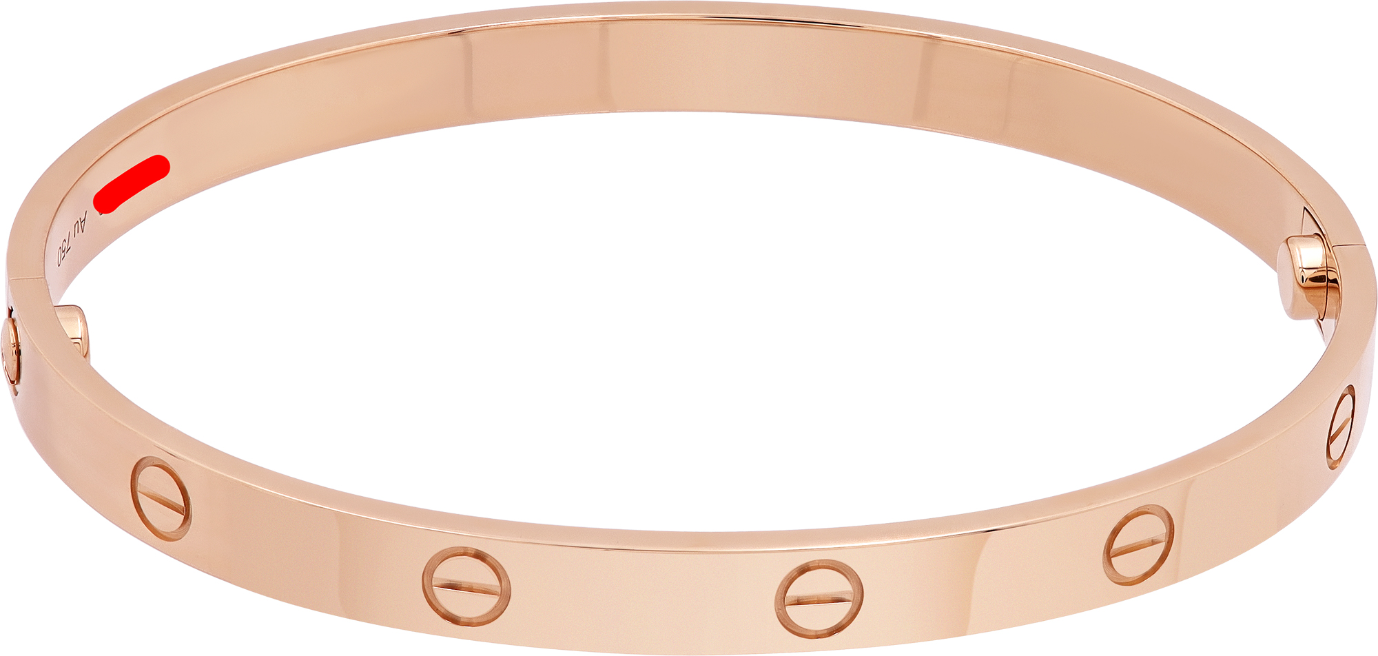 Cartier Love Bracelet Classic Model in 18k Rose Gold