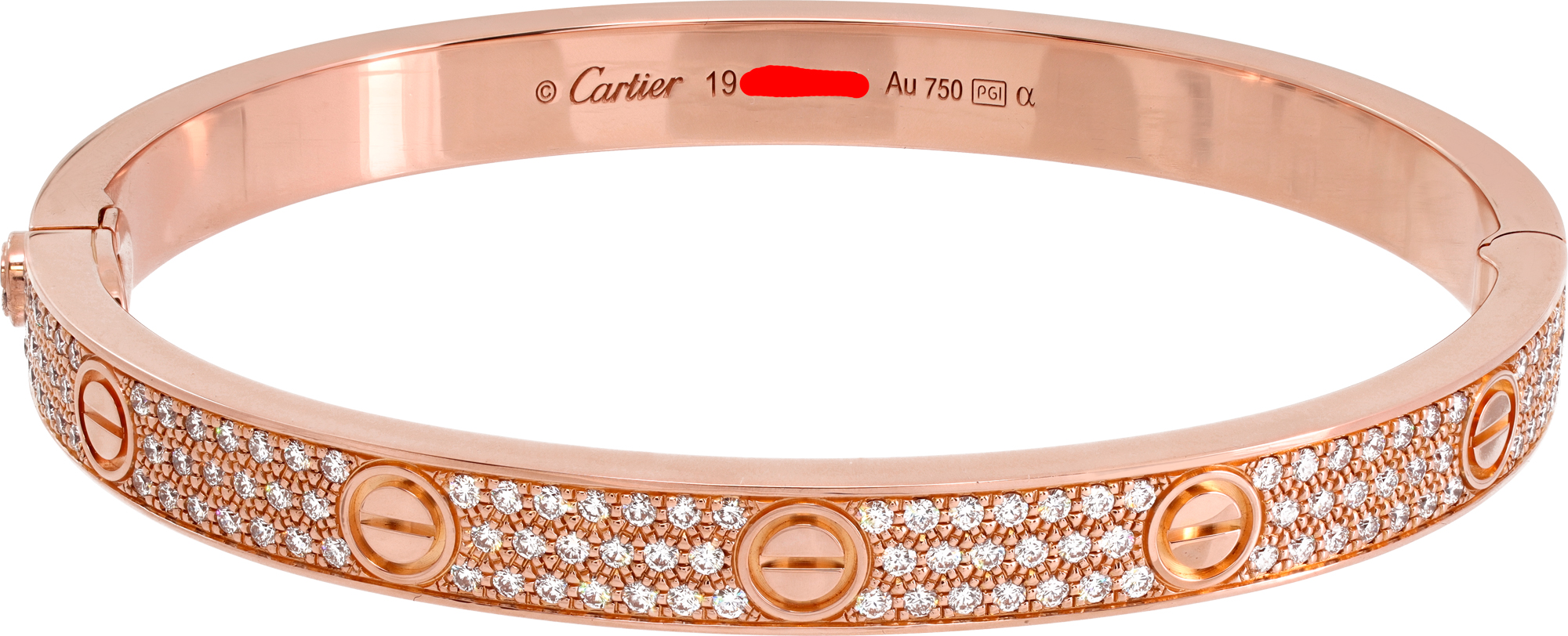 Jewelry Rose Gold Diamond Cartier Love Bracelet Cartier Love