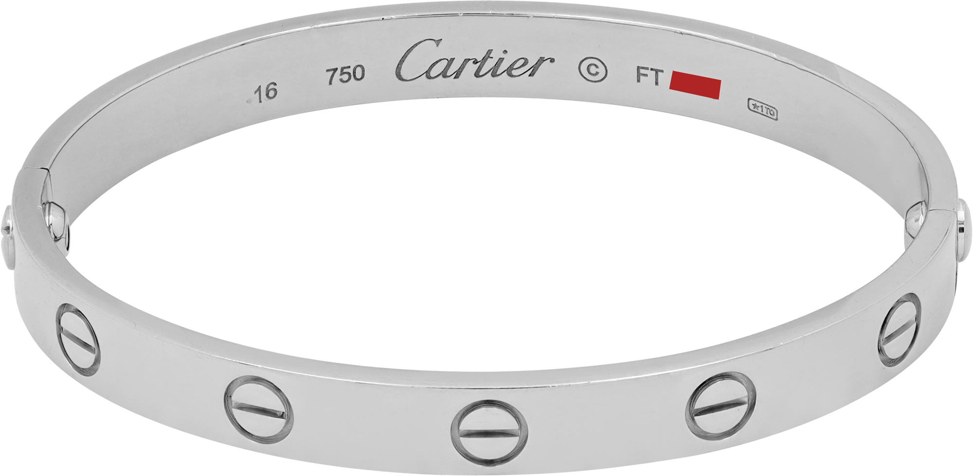 Cartier Love Bracelet in 18k white gold N519112