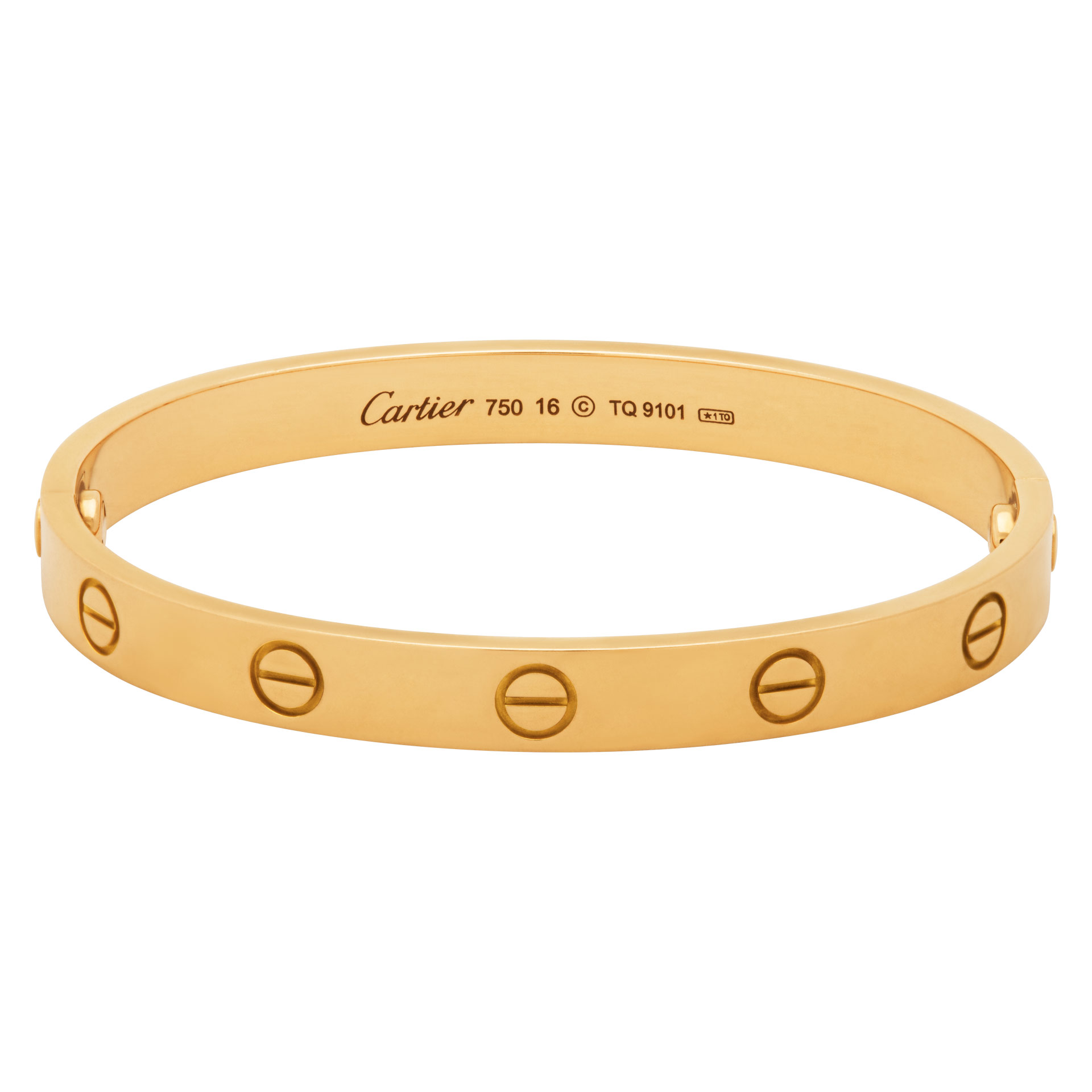 Cartier シンプルブレスレット 750ゴールド950プラチナ cartier_love_bracelet_in_18k_y