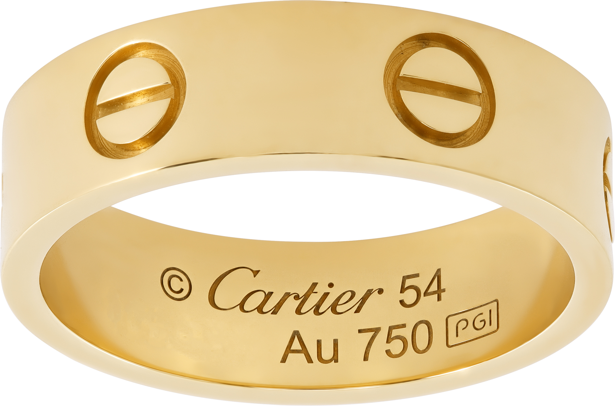 Cartier Love ring, Classic model in 18k yelllow gold N518340