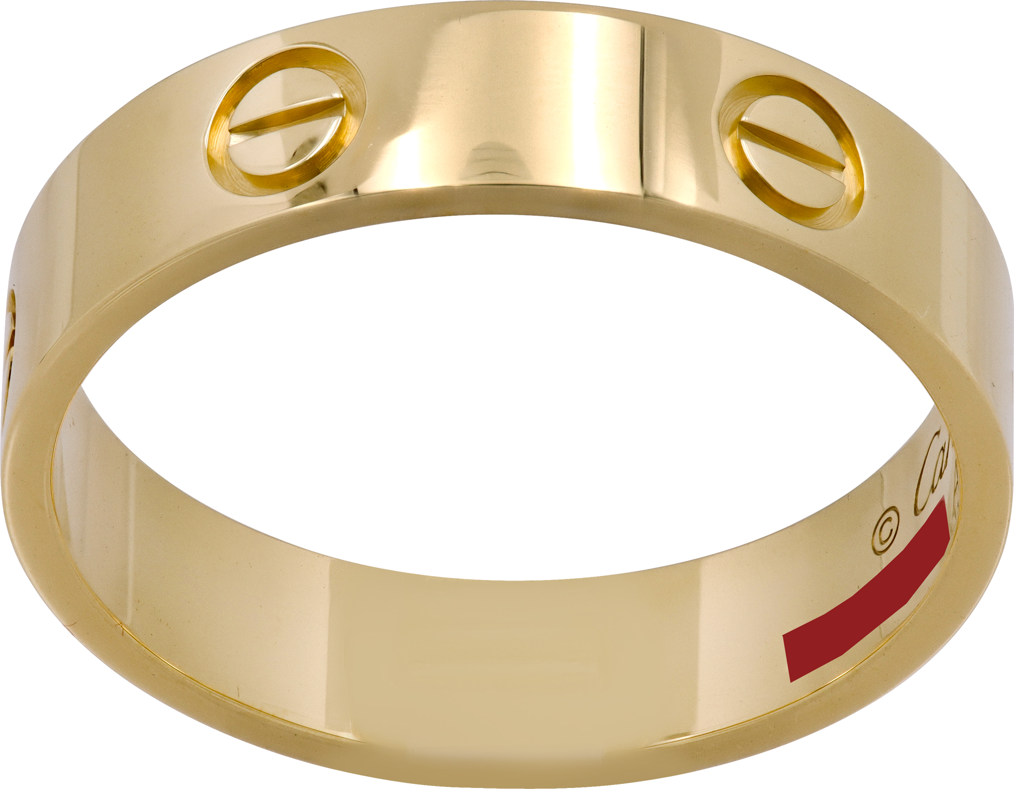 Cartier Love ring Classic model in 18k yellow gold N518796