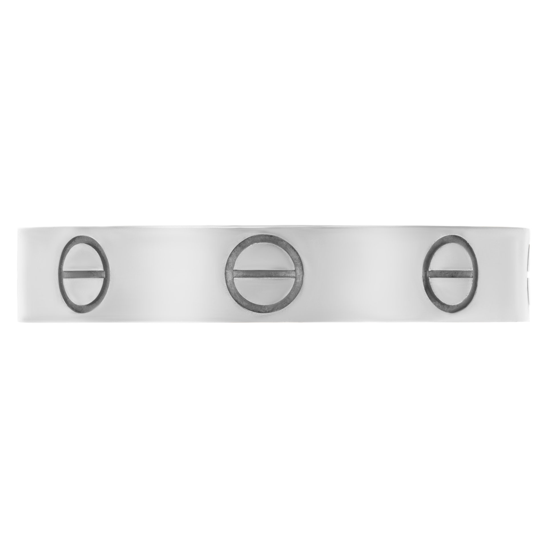Cartier love ring in 18k white gold N513961 | Gray & Sons Jewelers