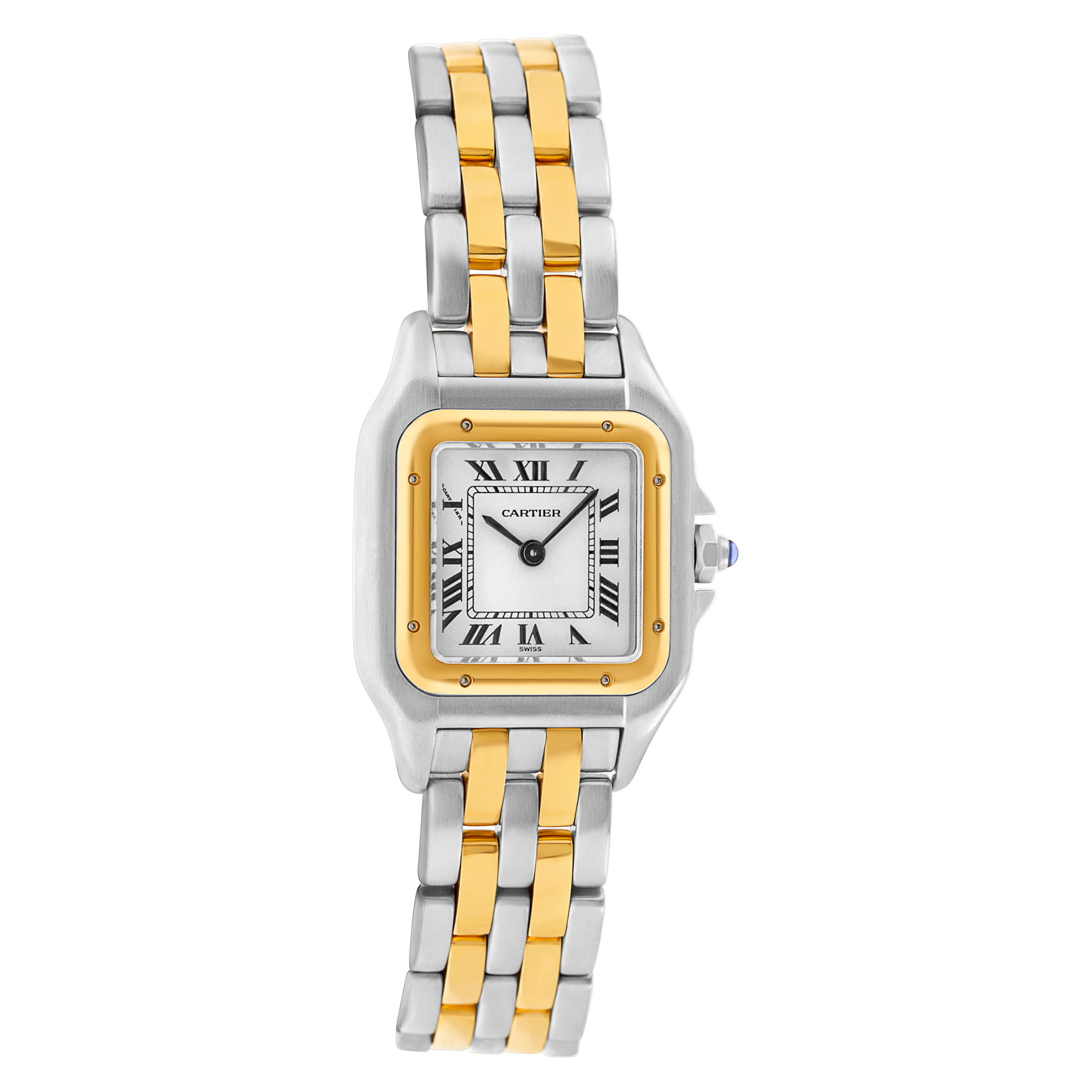 Pre-owned Cartier Panthere 1120 18k & steel 22mm W519115 | Gray & Sons