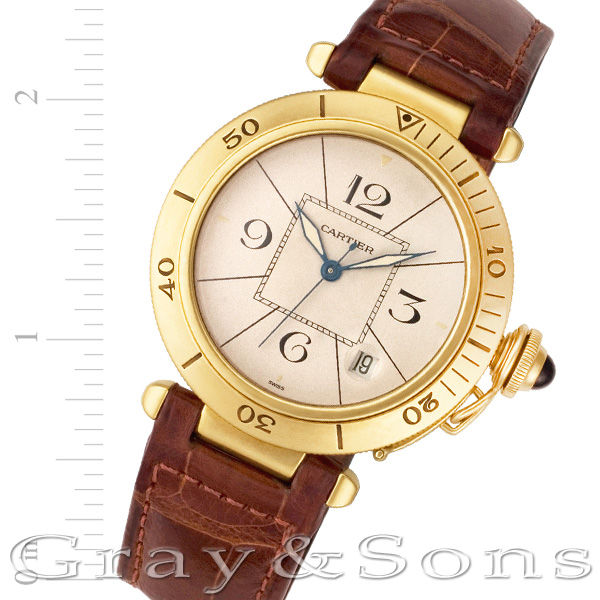 正規品★カルティエ★Cartier★レザー★Pasha★ケース Authentic Cartier Watch case Pasha travel case Leather #4294 | eBay