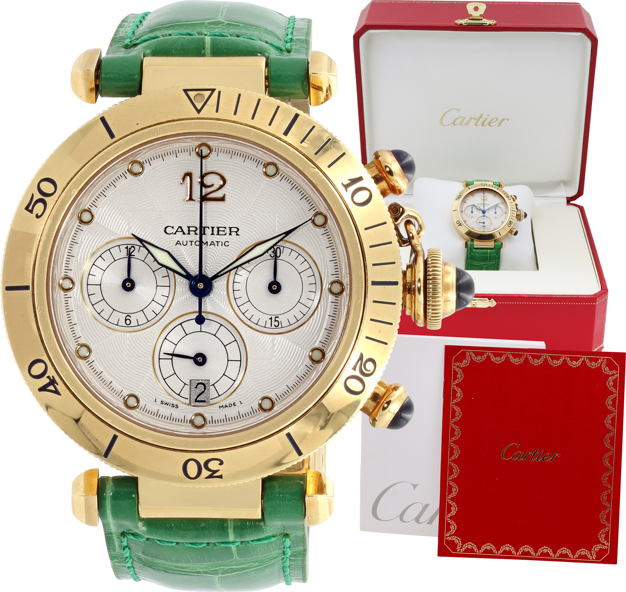 Cartier Pasha 38mm "Chronograph" 38mm 2111 W530348 \_p