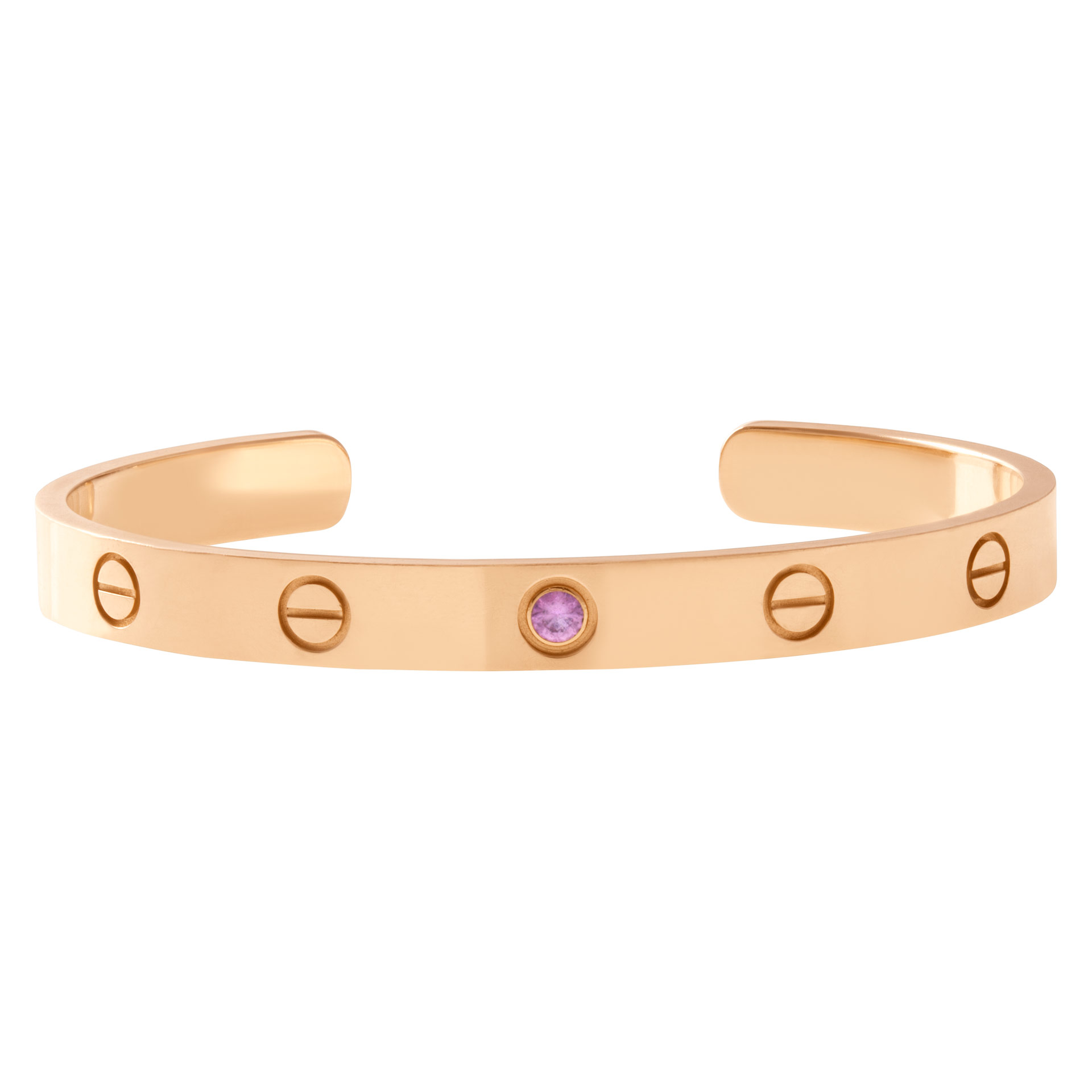 ☆Cartier ブレスレット☆ピンクサファイア Cartier Pink Sapphire Love cuff in 18k rose gold | Gray & Sons