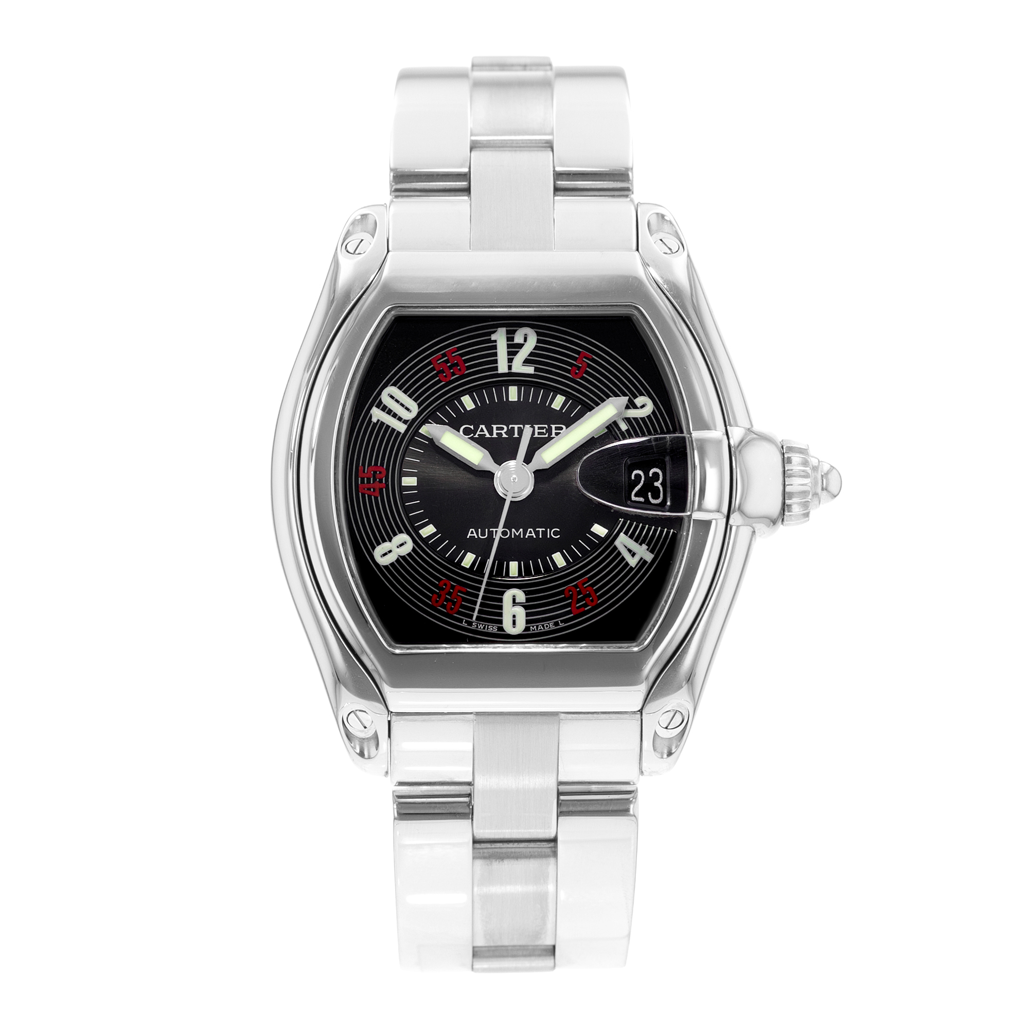 Pre-owned Cartier Roadster W62002V3 2510 | Gray & Sons Jewelers