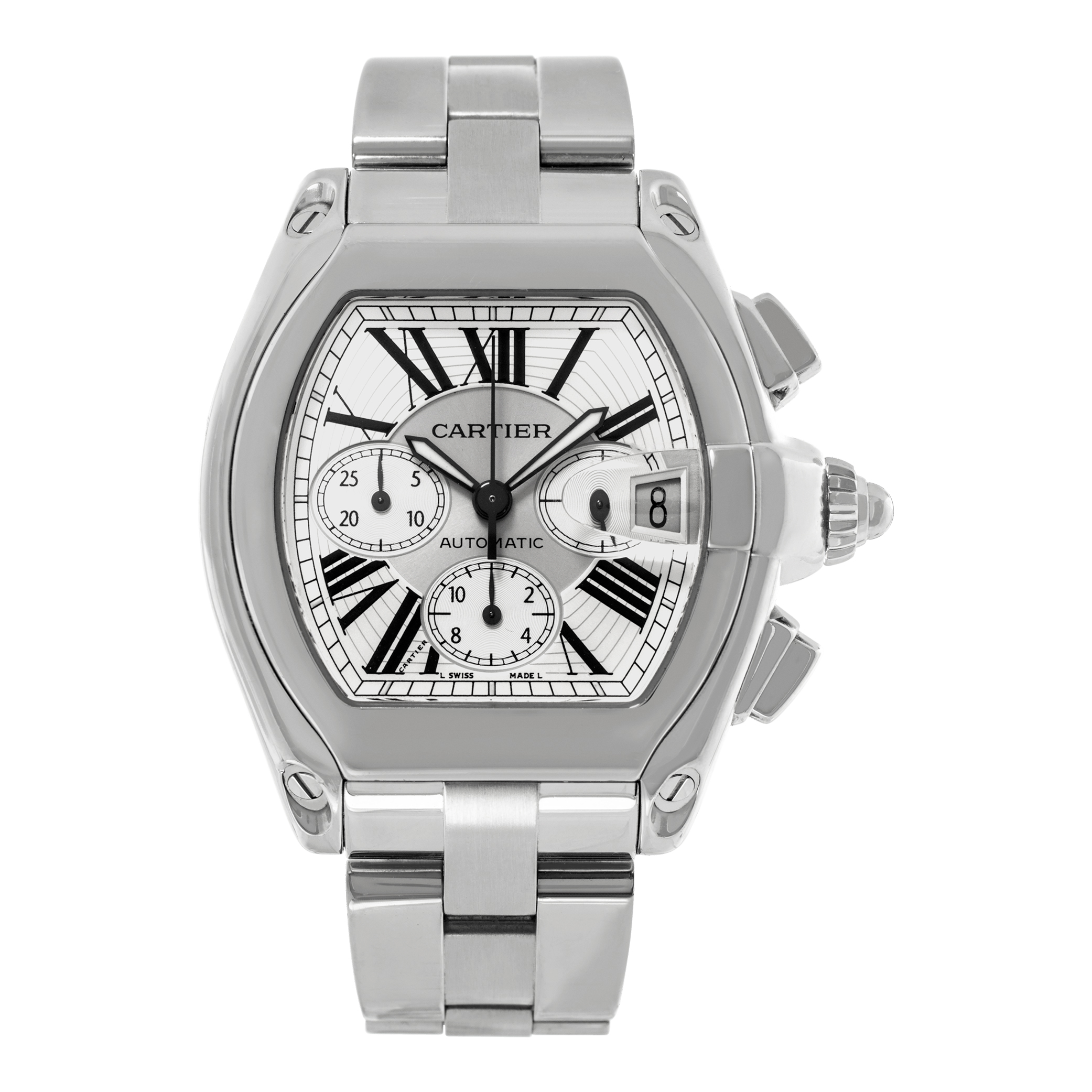 Pre-owned Cartier Roadster XL Chronograph W527274 | Gray & Sons