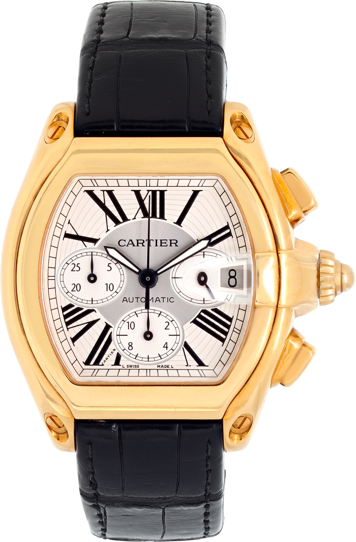 Used Cartier Roadster w62021y3 18k 47mm auto watch | Gray & Sons