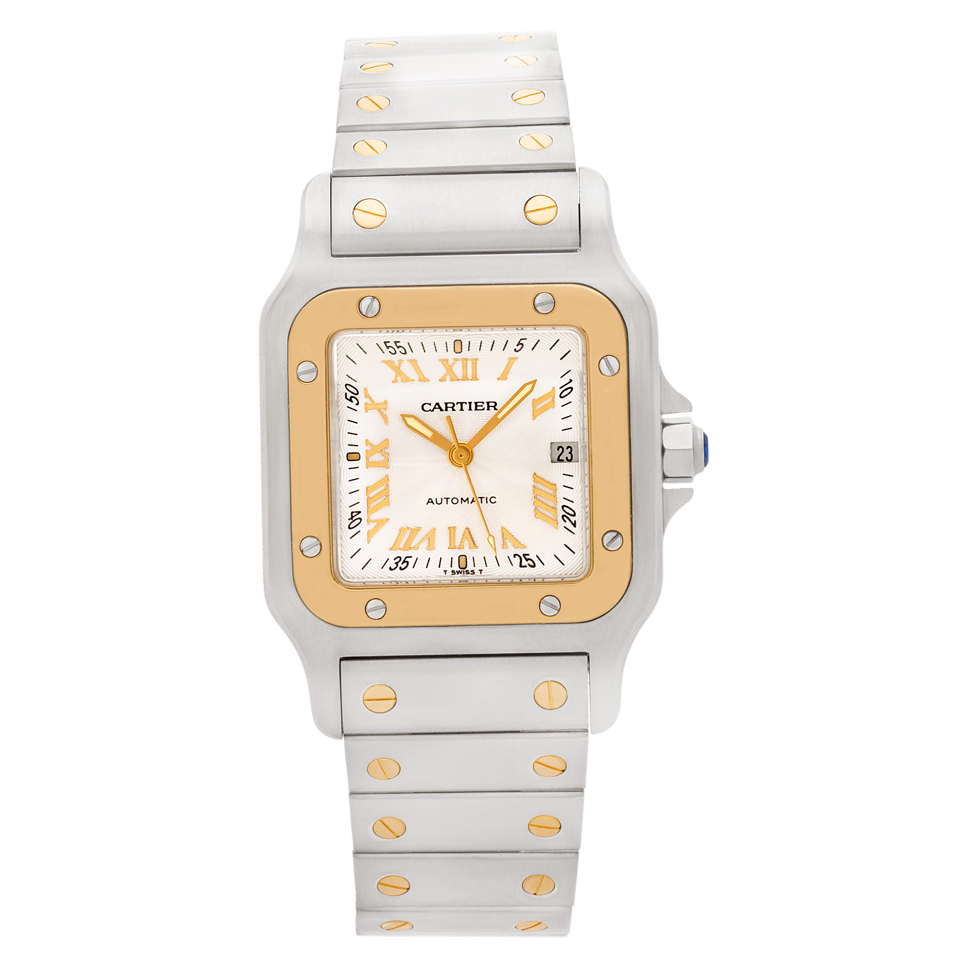 Cartier 腕時計 シルバー ゴールド cartier_santos_29mm_2319_w5197